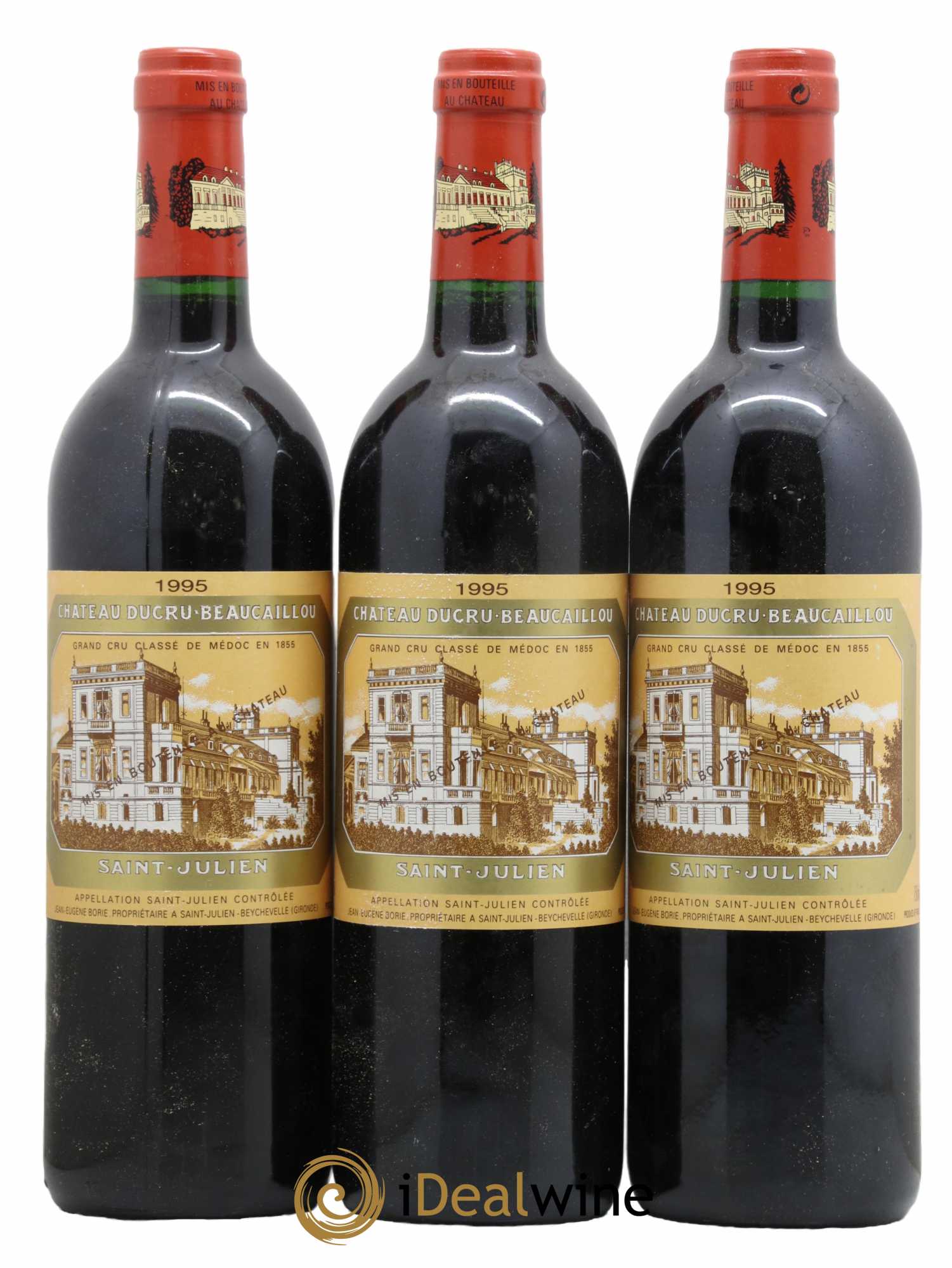 Château Ducru Beaucaillou 2ème Grand Cru Classé 1995 - Lot de 3 bouteilles - 0
