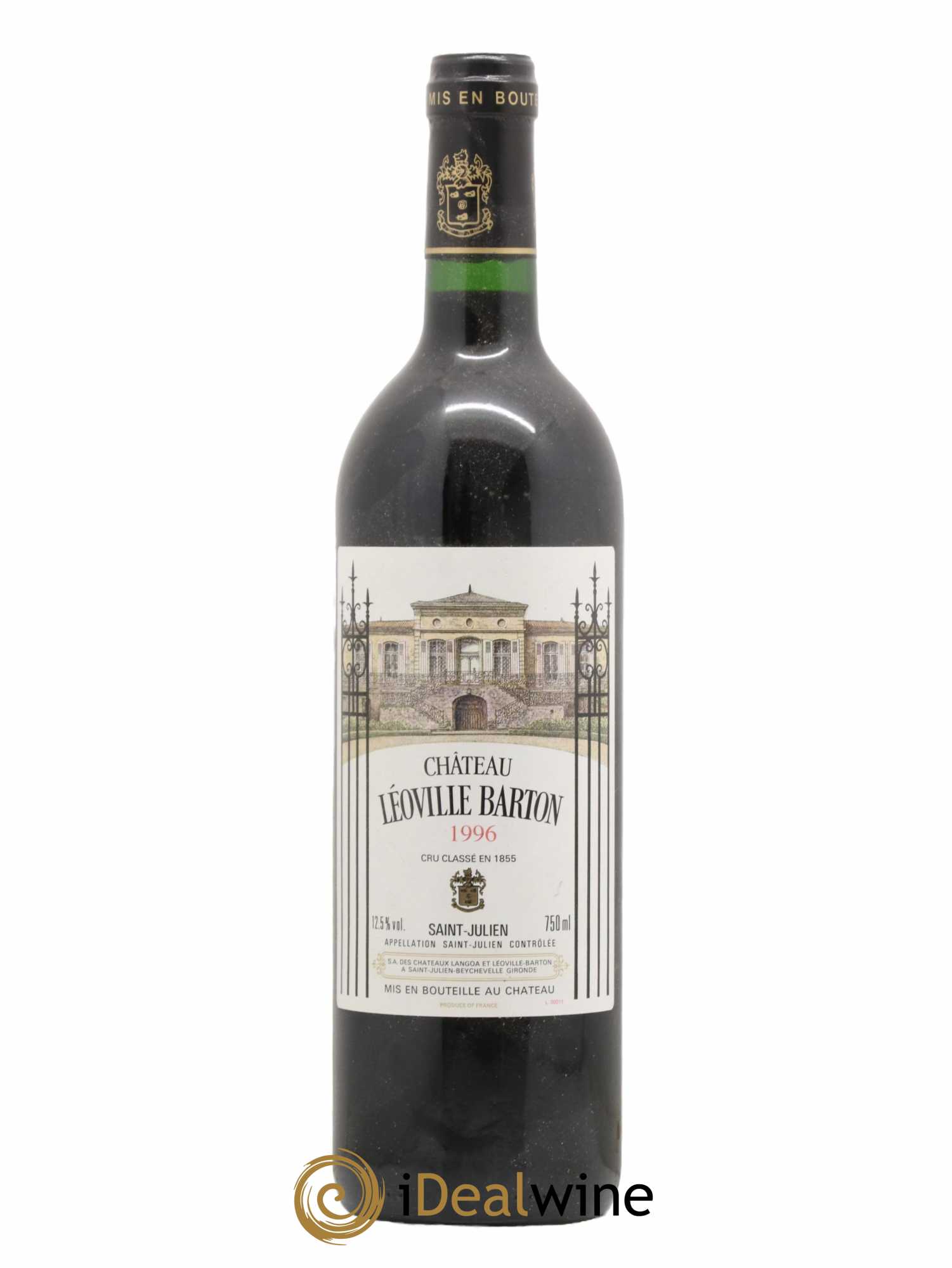 Château Léoville Barton 2ème Grand Cru Classé 1996 - Lot de 1 bouteille - 0