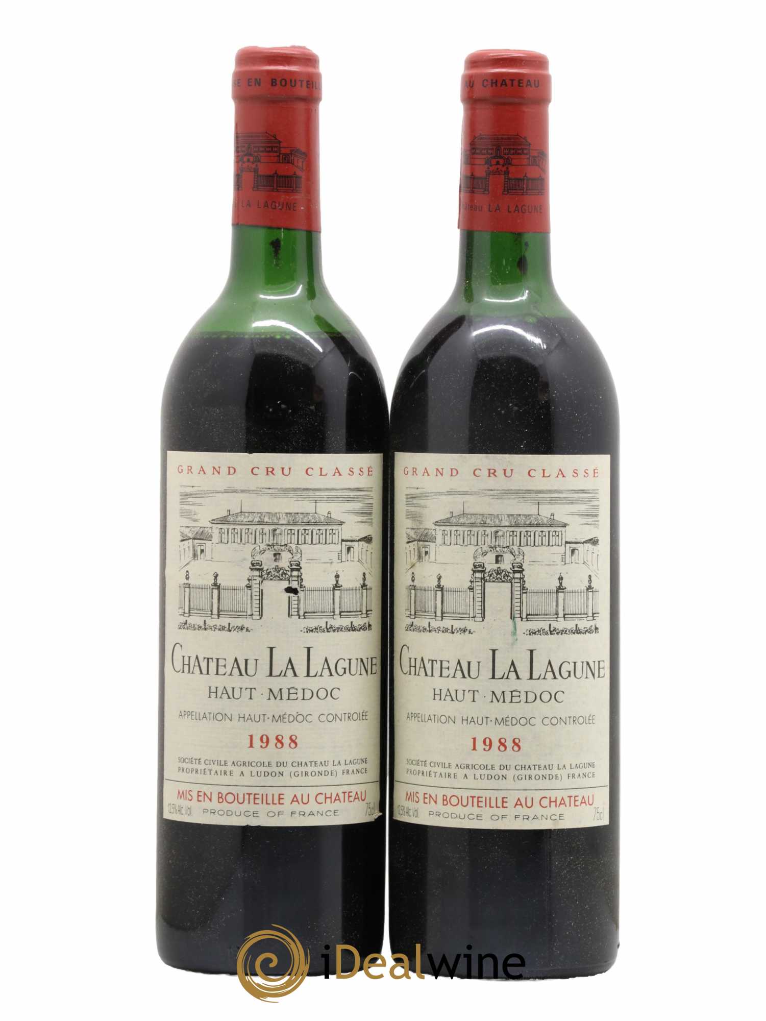 Château la Lagune 3ème Grand Cru Classé 1988 - Lot de 2 bouteilles - 0