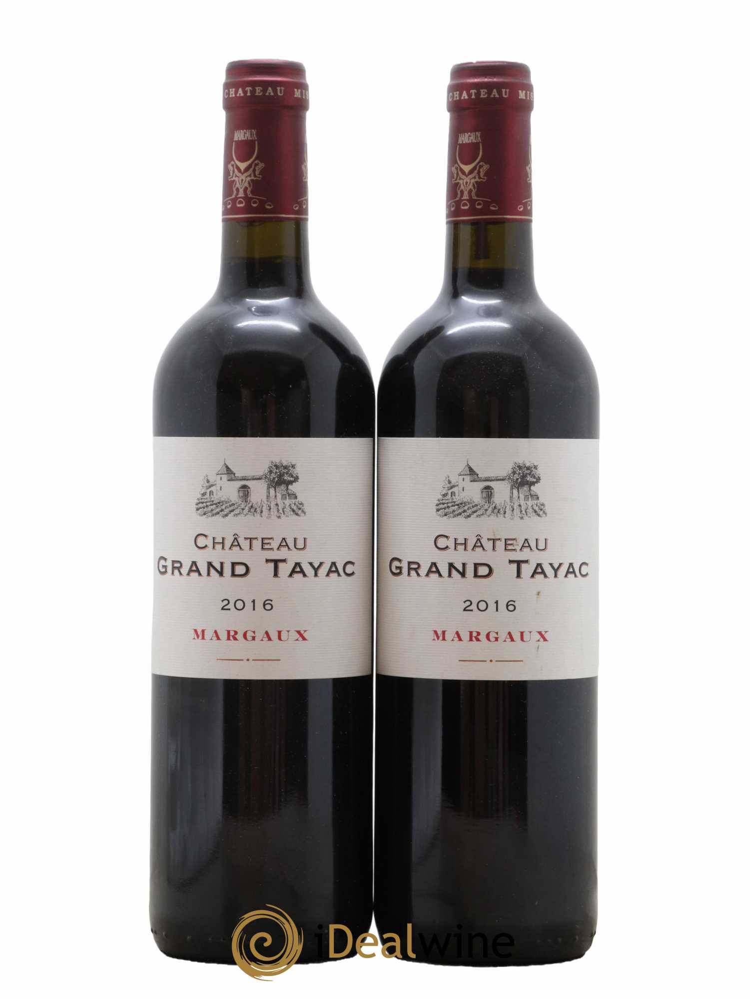 Bordeaux Margaux Château Grand Tayac 2016 - Lot de 2 bouteilles - 0