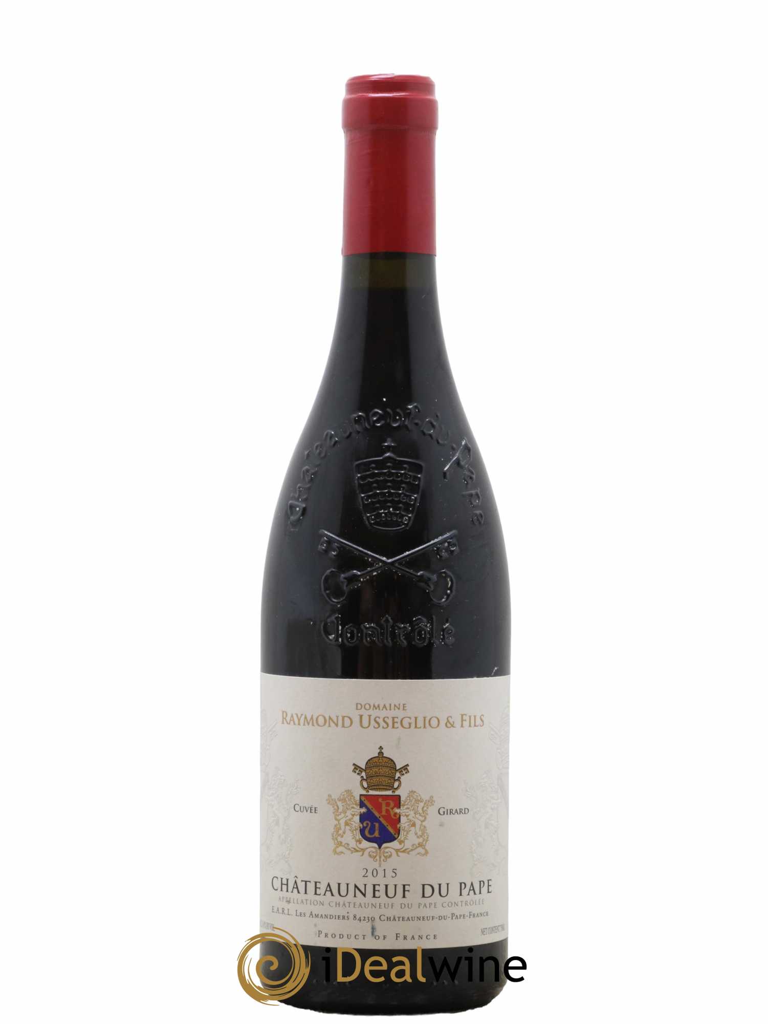 Châteauneuf-du-Pape Cuvée Girard Raymond Usseglio & Fils (Domaine) 2015 - Lot de 1 bouteille - 0