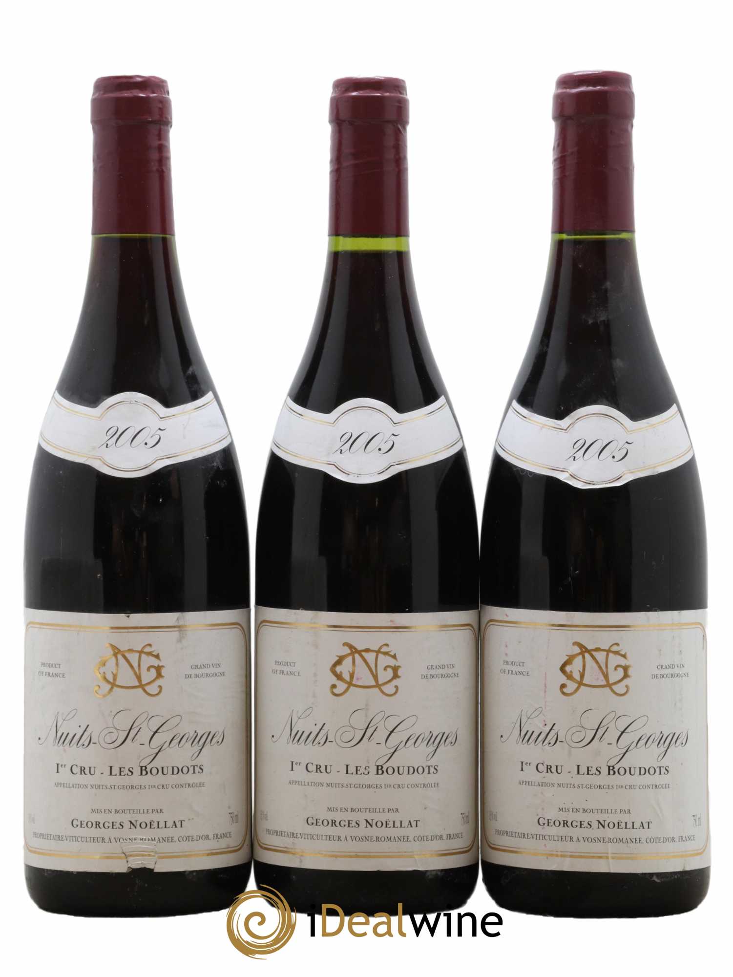 Nuits-Saint-Georges 1er Cru Aux Boudots Georges Noëllat (Domaine) 2005 - Lot de 3 bouteilles - 0