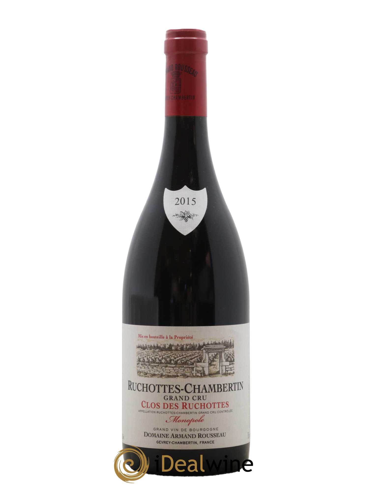 Ruchottes-Chambertin Grand Cru Clos des Ruchottes Armand Rousseau (Domaine) 2015 - Posten von 1 Flasche - 0