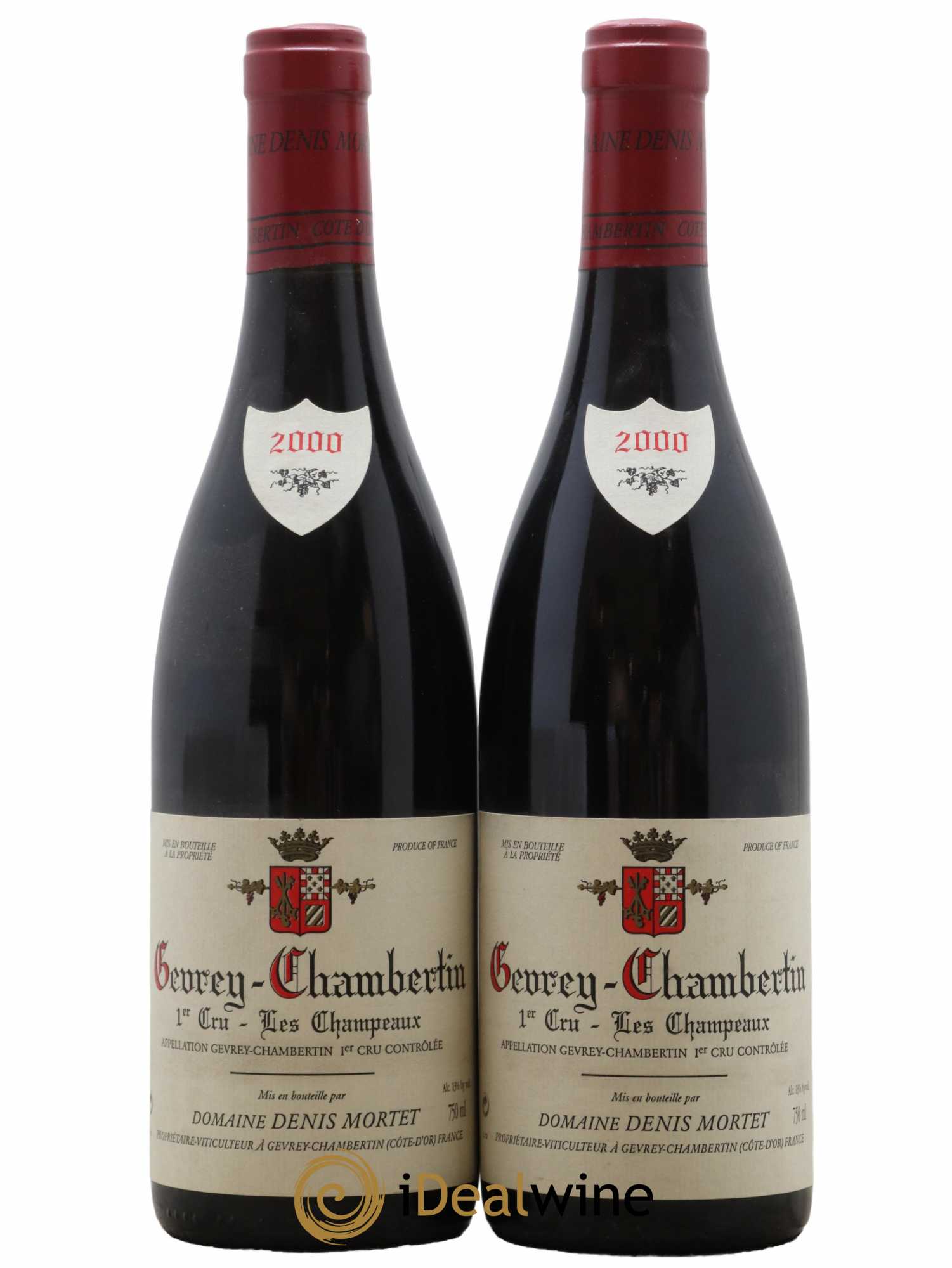 Gevrey-Chambertin 1er Cru Les Champeaux Denis Mortet (Domaine) 2000 - Lot de 2 bouteilles - 0