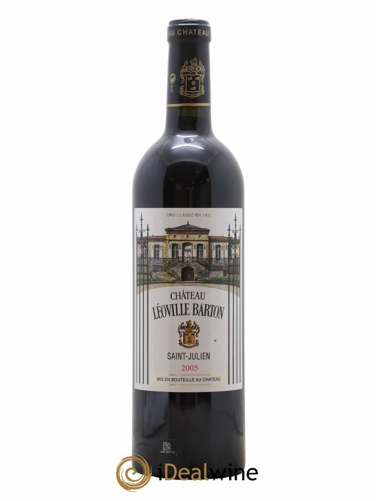 Château Léoville Barton 2ème Grand Cru Classé 2005 - Lot de 1 bouteille - 0