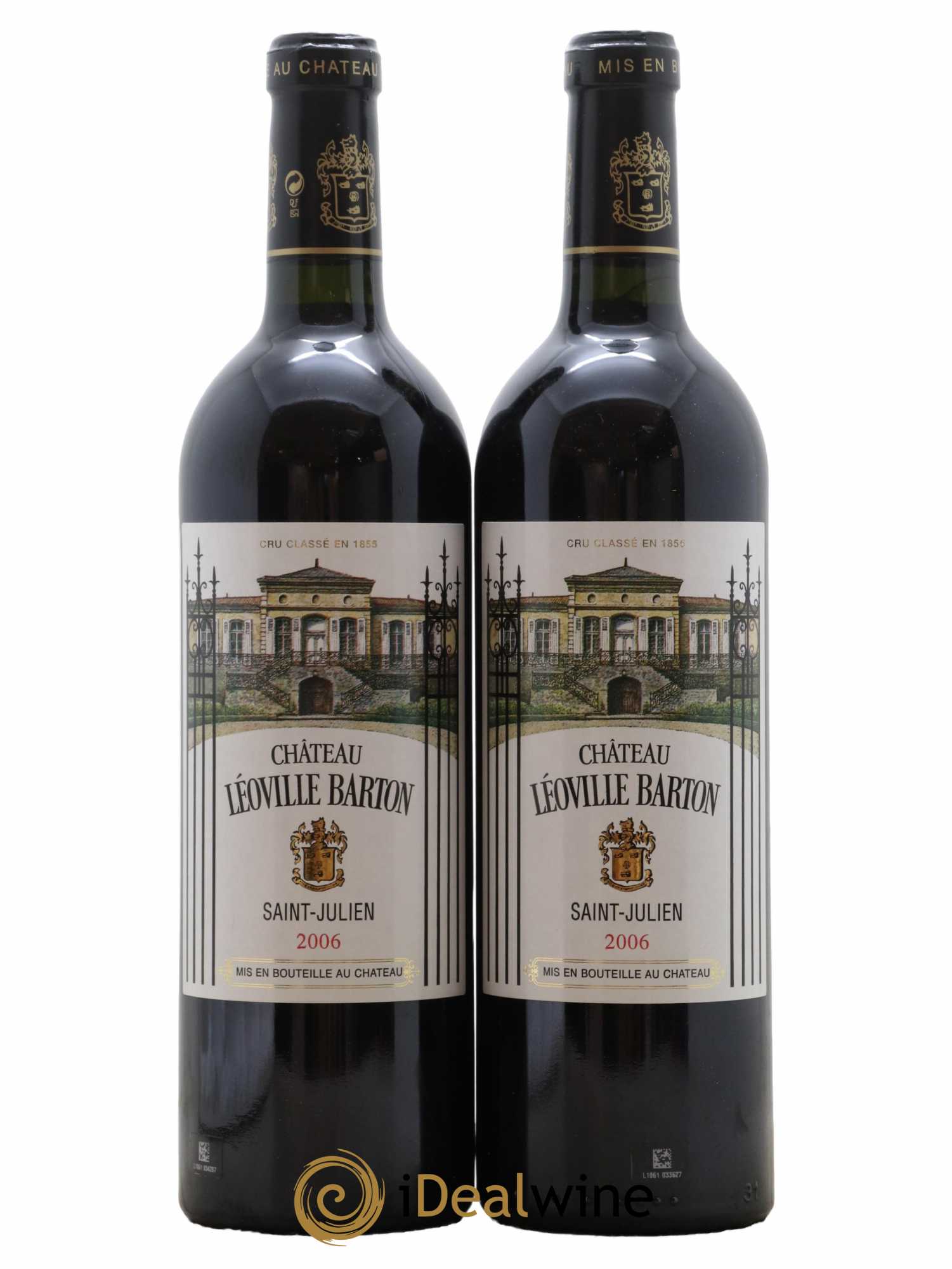 Château Léoville Barton 2ème Grand Cru Classé 2006 - Lot de 2 bouteilles - 0
