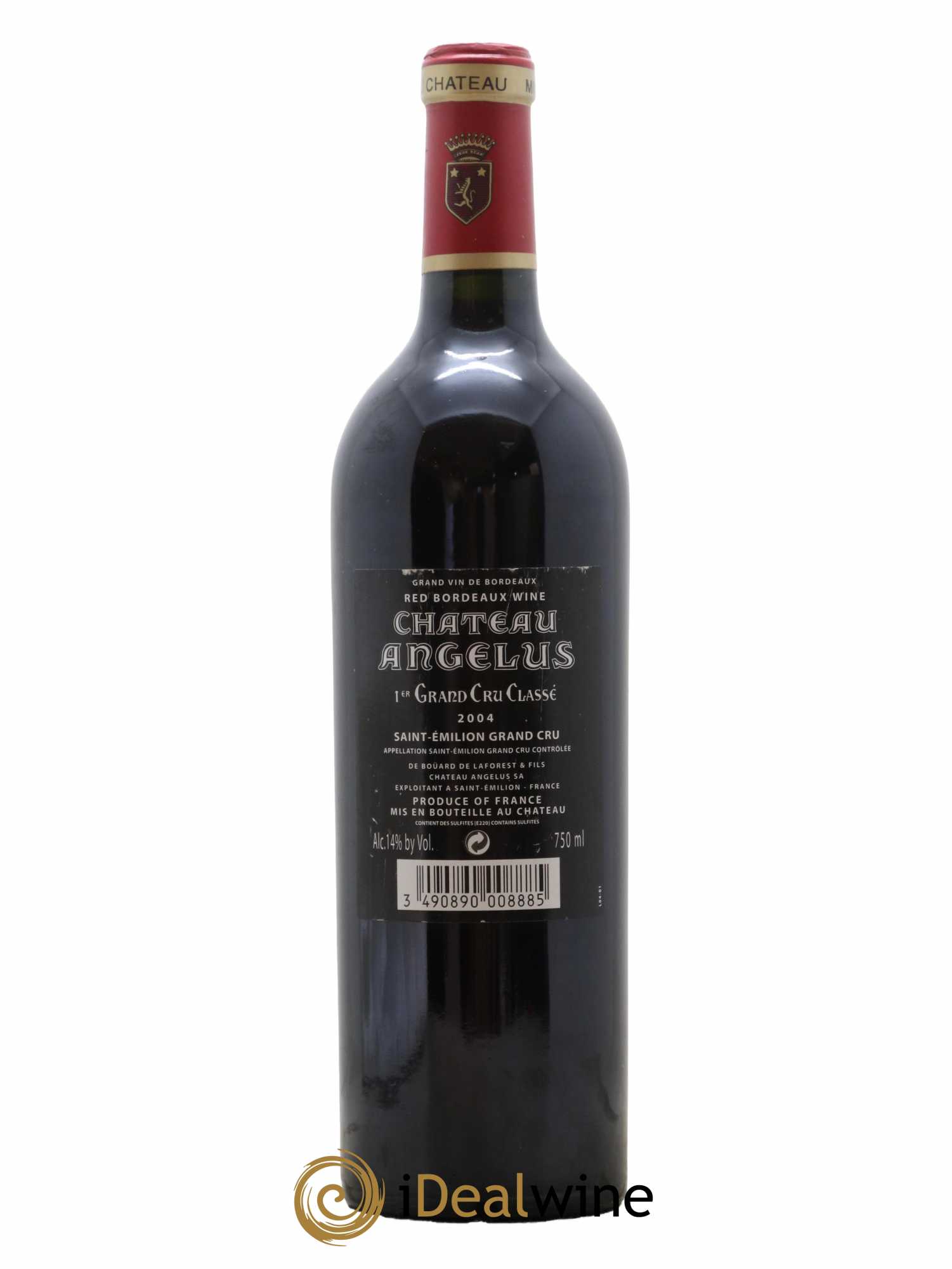 Château Angélus 1er Grand Cru Classé A 2004 - Lot de 1 bouteille - 1