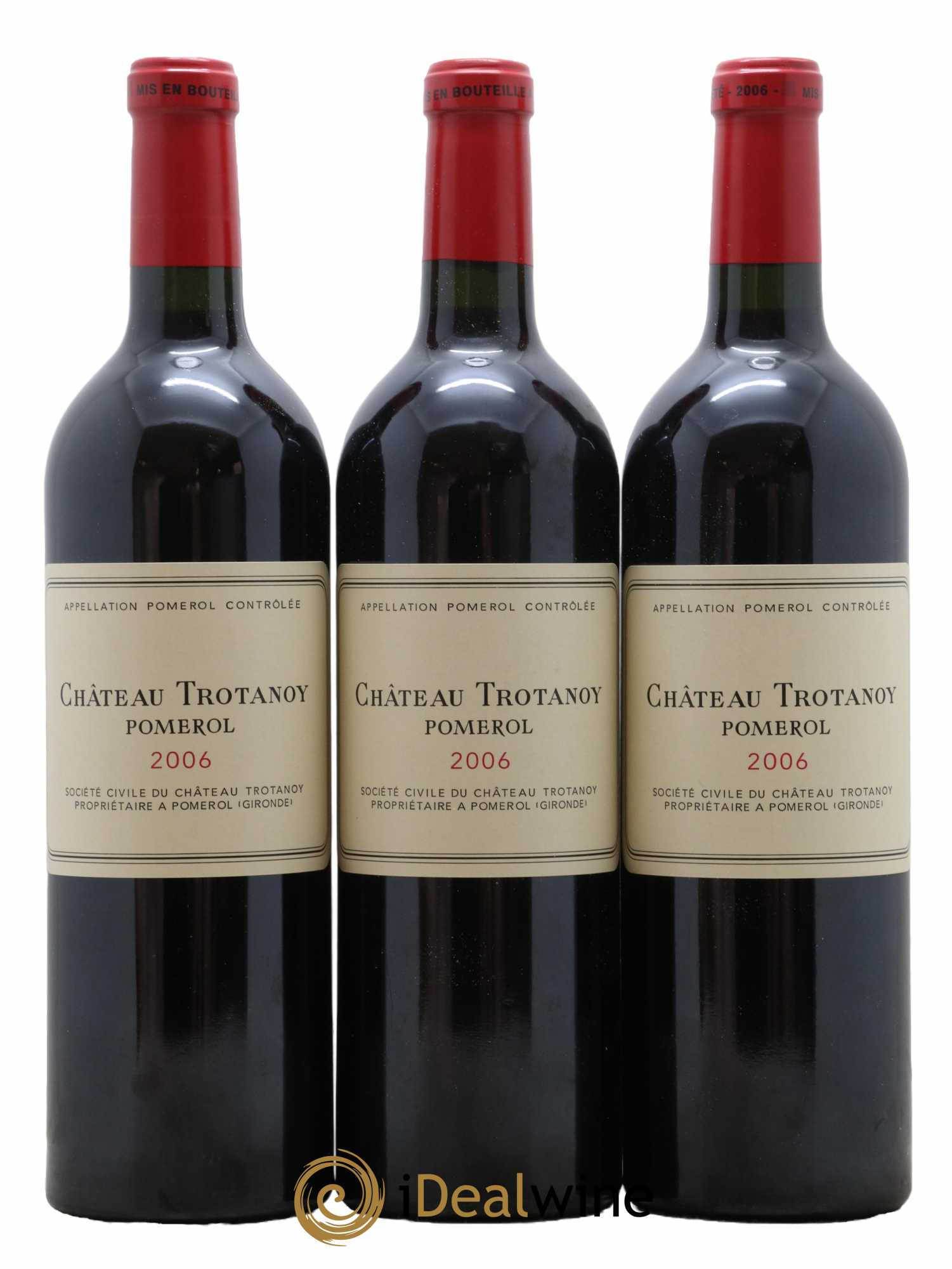 Château Trotanoy 2006 - Lot de 3 bouteilles - 0