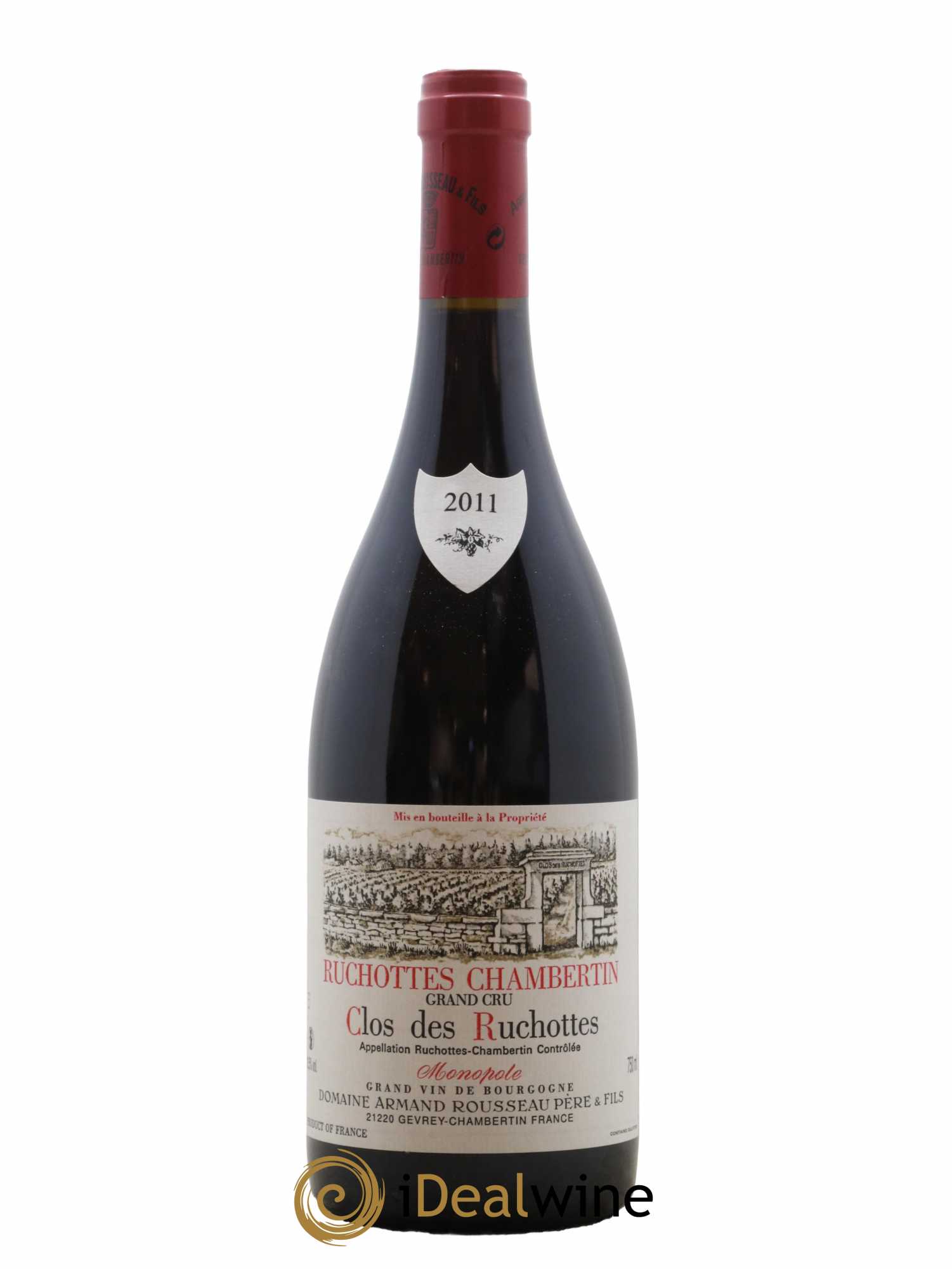 Ruchottes-Chambertin Grand Cru Clos des Ruchottes Armand Rousseau (Domaine) 2011 - Posten von 1 Flasche - 0