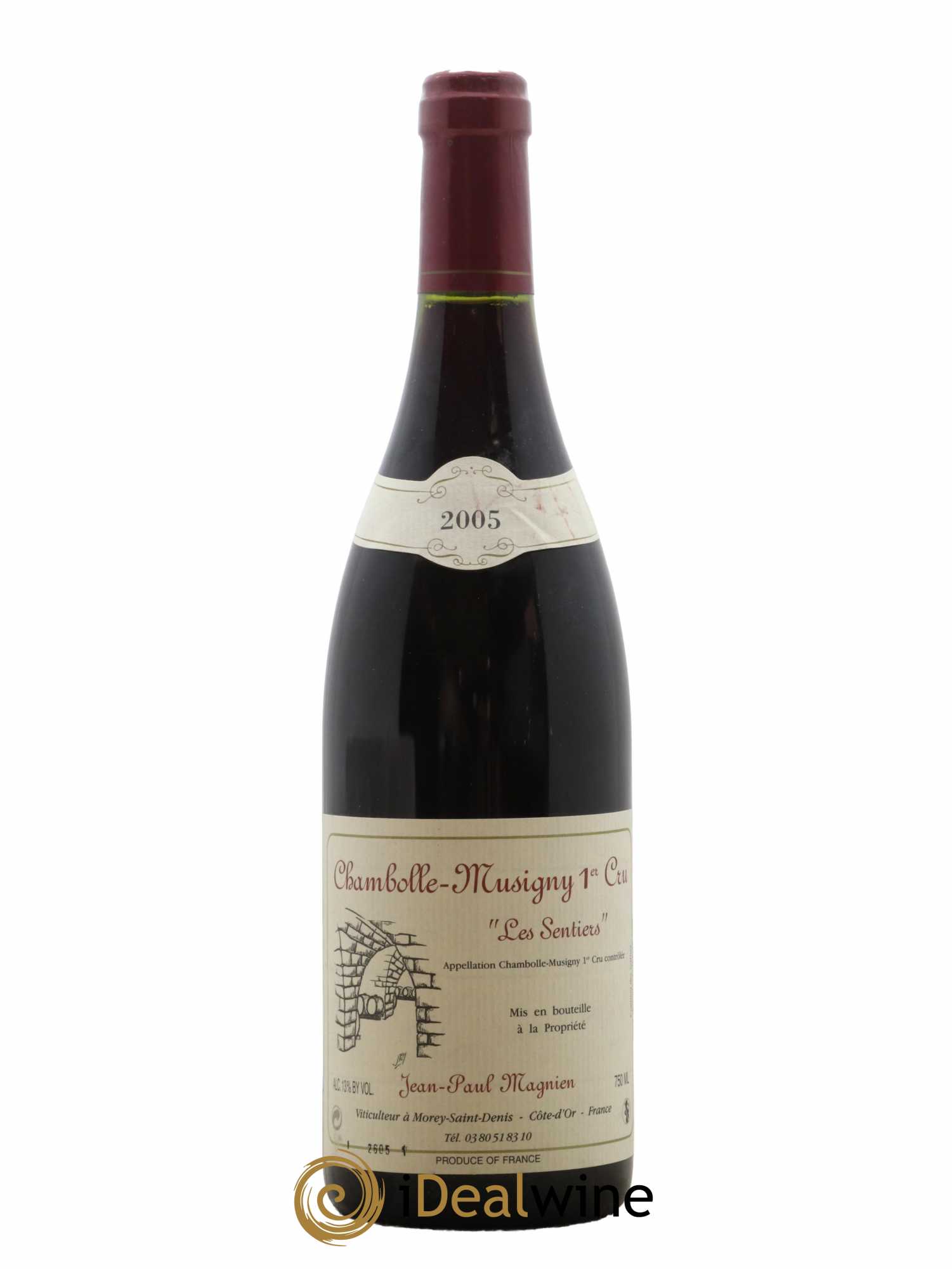 Chambolle-Musigny 1er Cru Les Sentiers Jean Paul Magnien 2005 - Lot de 1 bouteille - 0