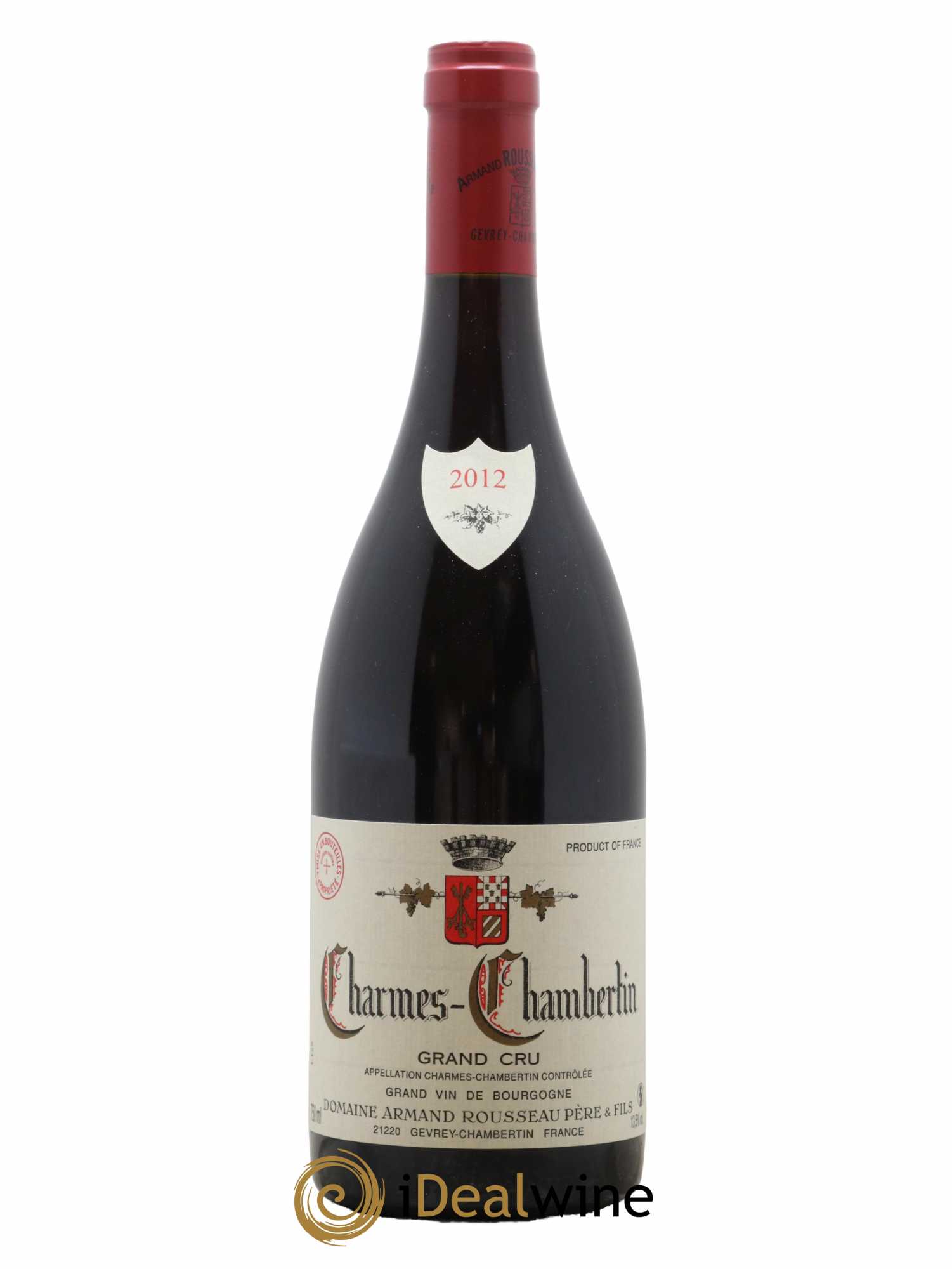 Charmes-Chambertin Grand Cru Armand Rousseau (Domaine) 2012 - Lot de 1 bouteille - 0