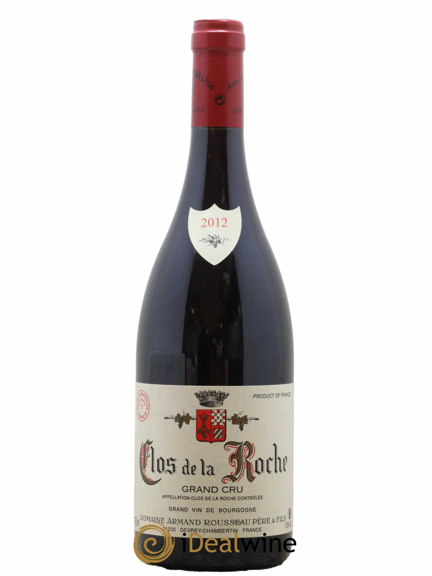 Clos de la Roche Grand Cru Armand Rousseau (Domaine) 2012 - Lot de 1 bouteille - 0