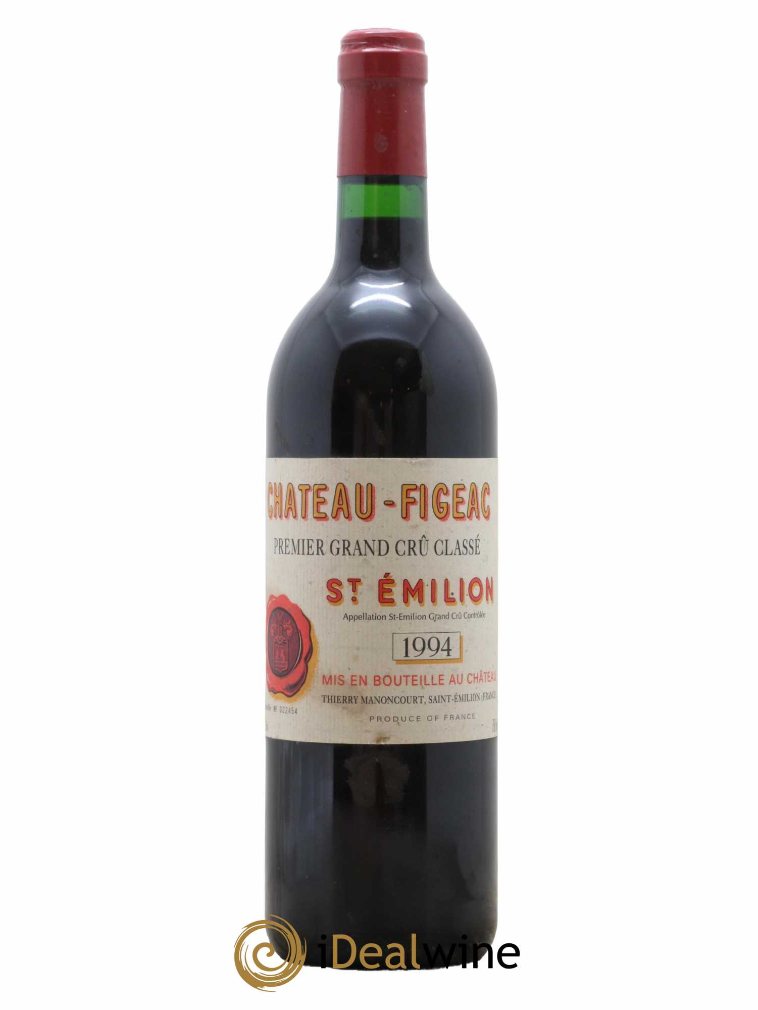Château Figeac 1er Grand Cru Classé A 1994 - Lot de 1 bouteille - 0