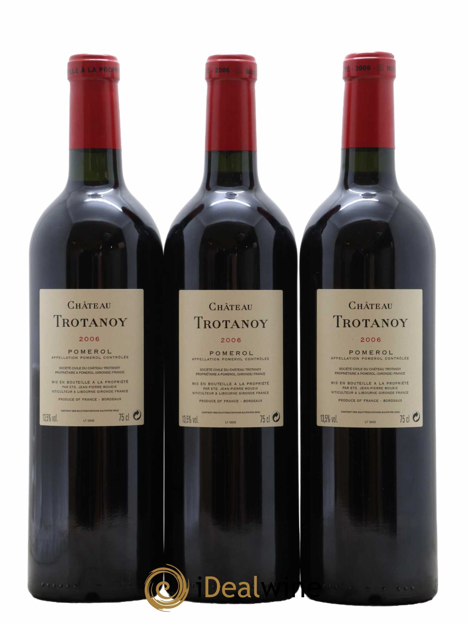 Château Trotanoy 2006 - Lot de 6 bouteilles - 2