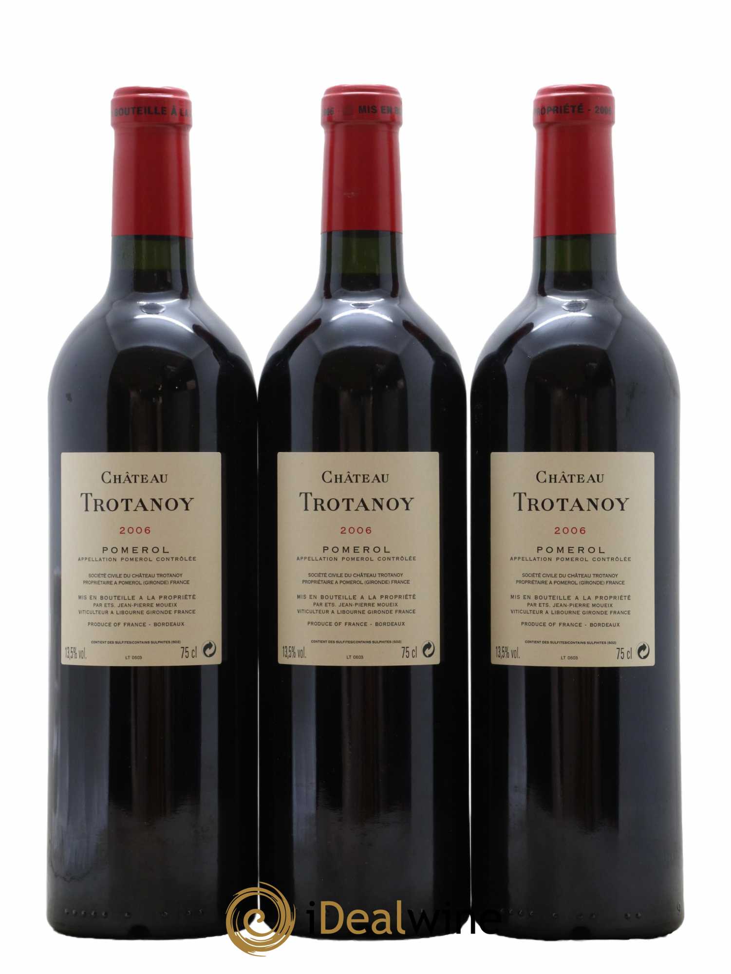 Château Trotanoy 2006 - Lot de 6 bouteilles - 4