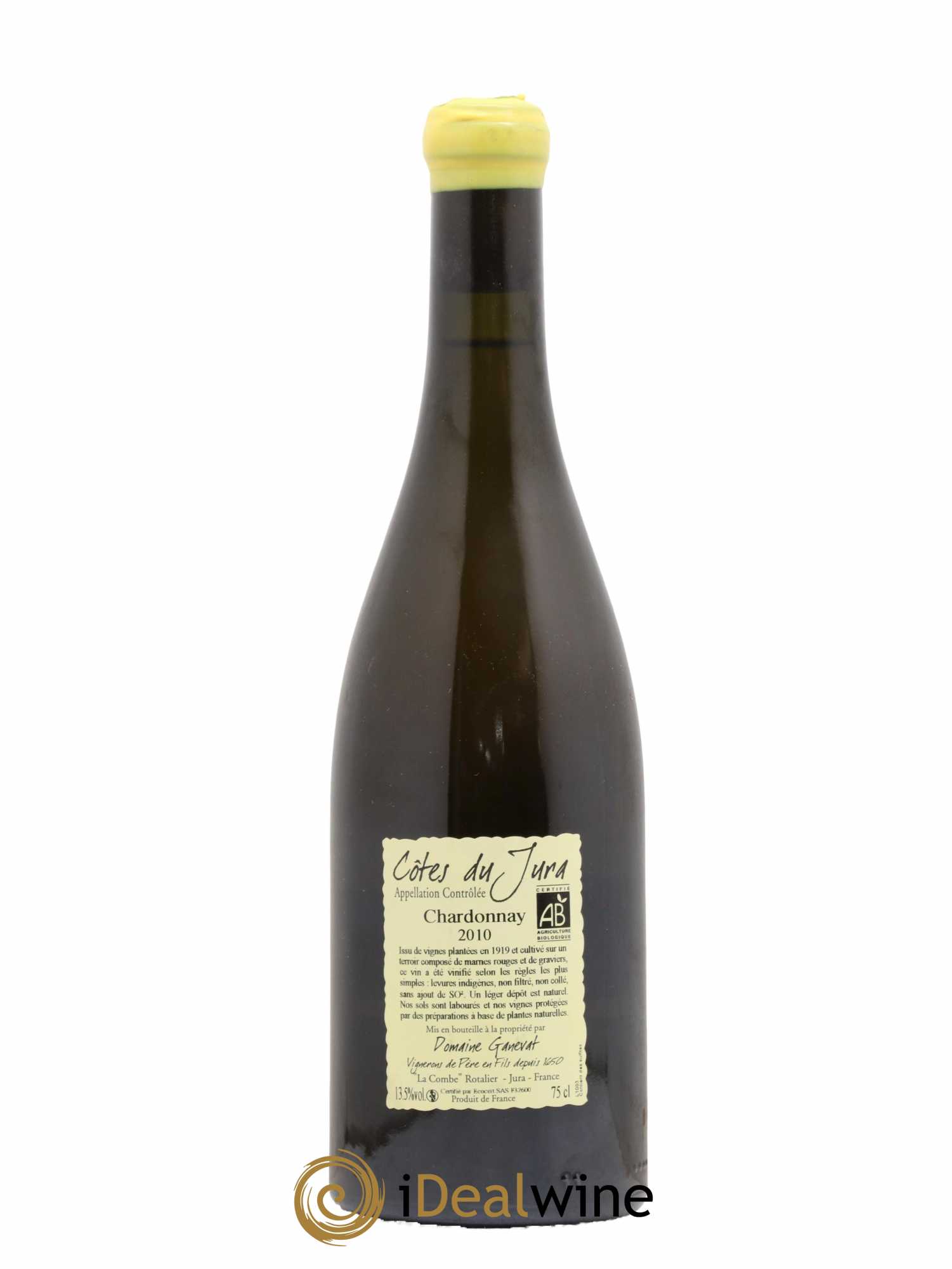Côtes du Jura Les Grands Teppes Vieilles Vignes Jean-François Ganevat (Domaine) 2010 - Lot de 1 bouteille - 1