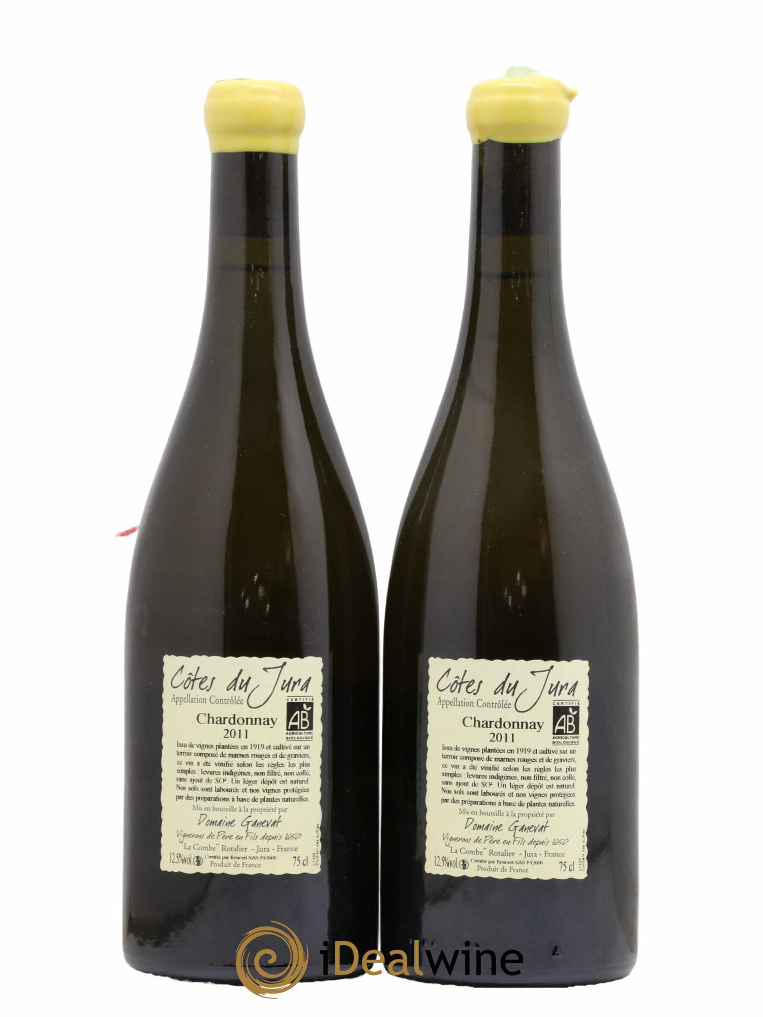 Côtes du Jura Les Grands Teppes Vieilles Vignes Jean-François Ganevat (Domaine) 2011 - Lot de 2 bouteilles - 1