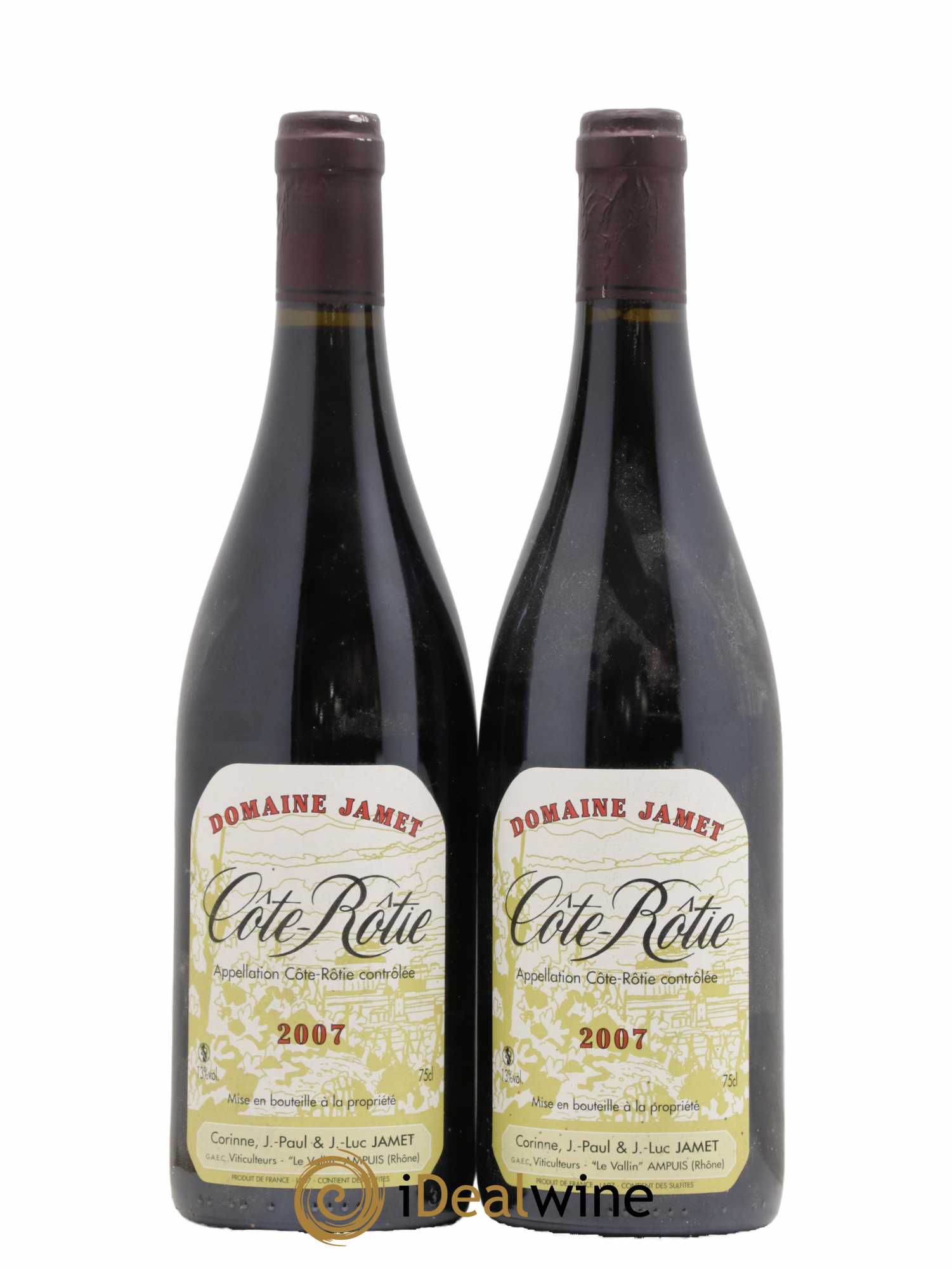 Côte-Rôtie Jamet (Domaine) 2007 - Lot de 2 bouteilles - 0
