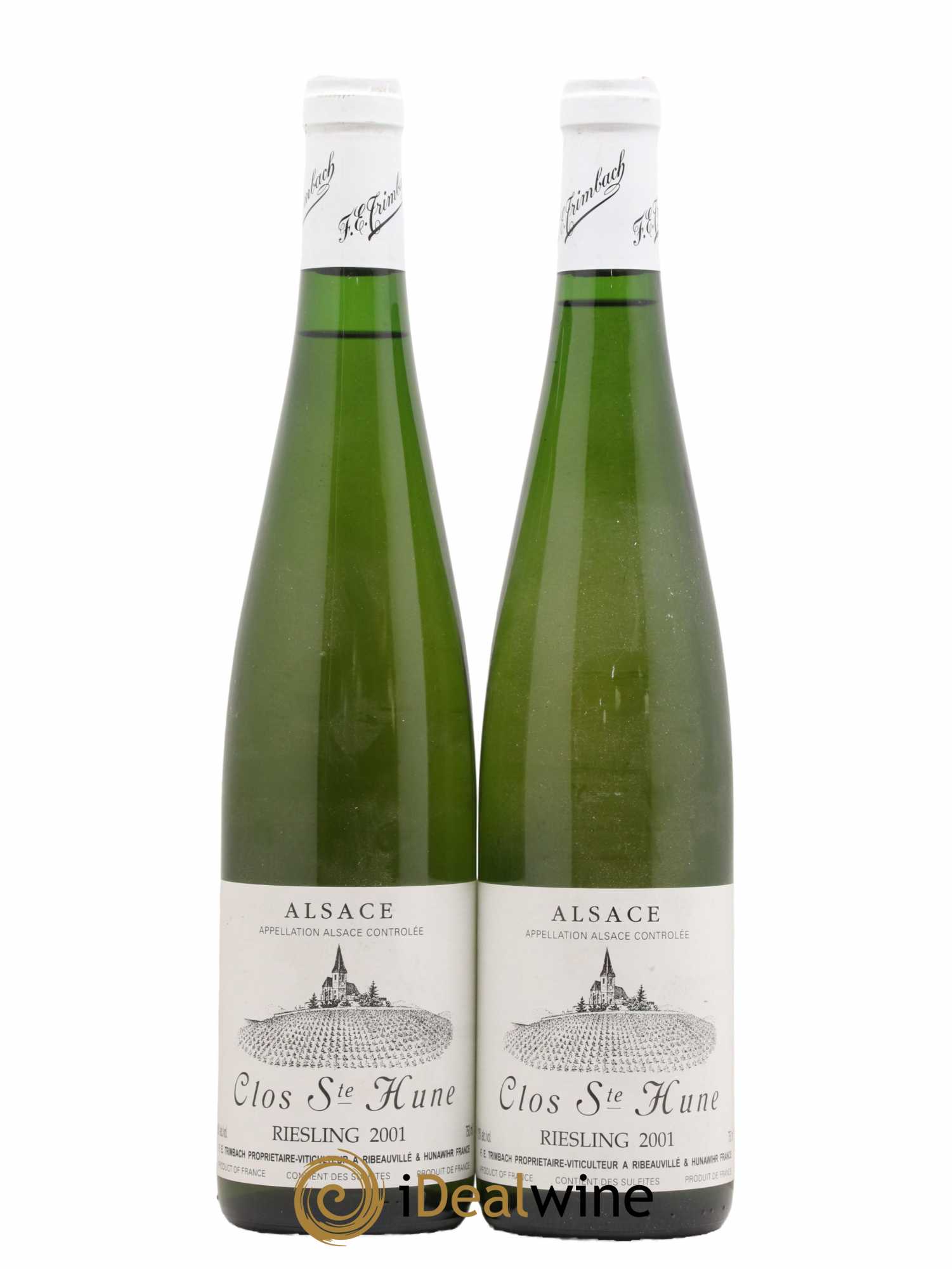 Alsace Riesling Clos Sainte-Hune Trimbach (Domaine) 2001 - Lot de 2 bouteilles - 0