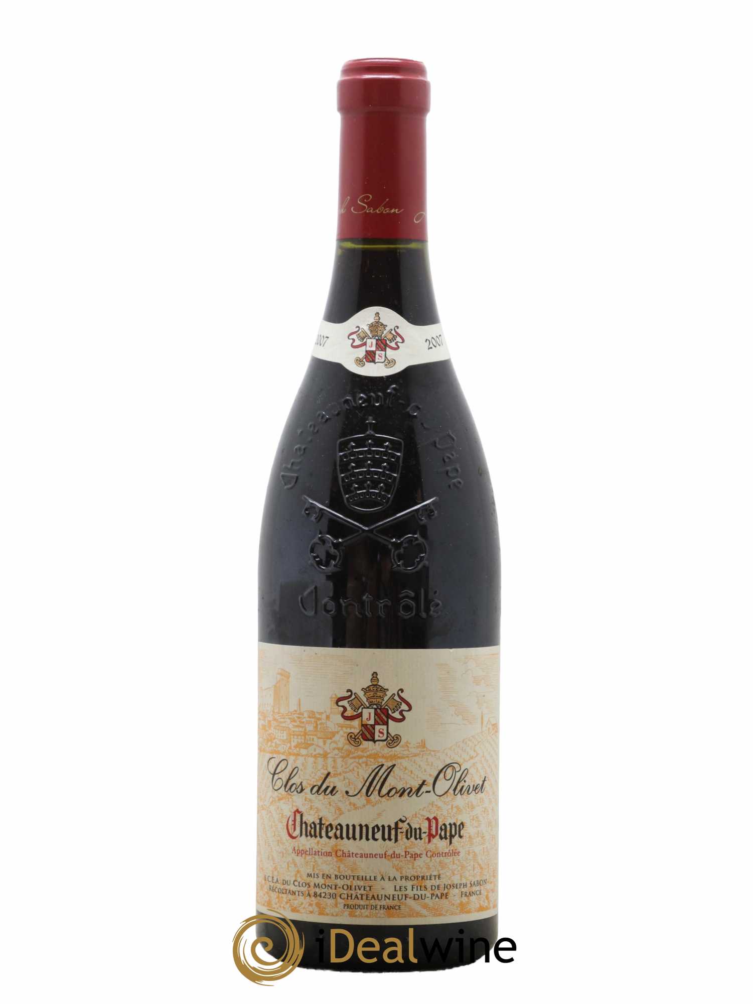 Châteauneuf-du-Pape Clos du Mont-Olivet 2007 - Lot de 1 bouteille - 0