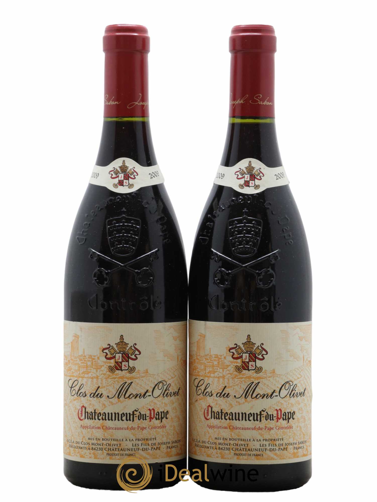 Châteauneuf-du-Pape Clos du Mont-Olivet 2009 - Lot de 2 bouteilles - 0
