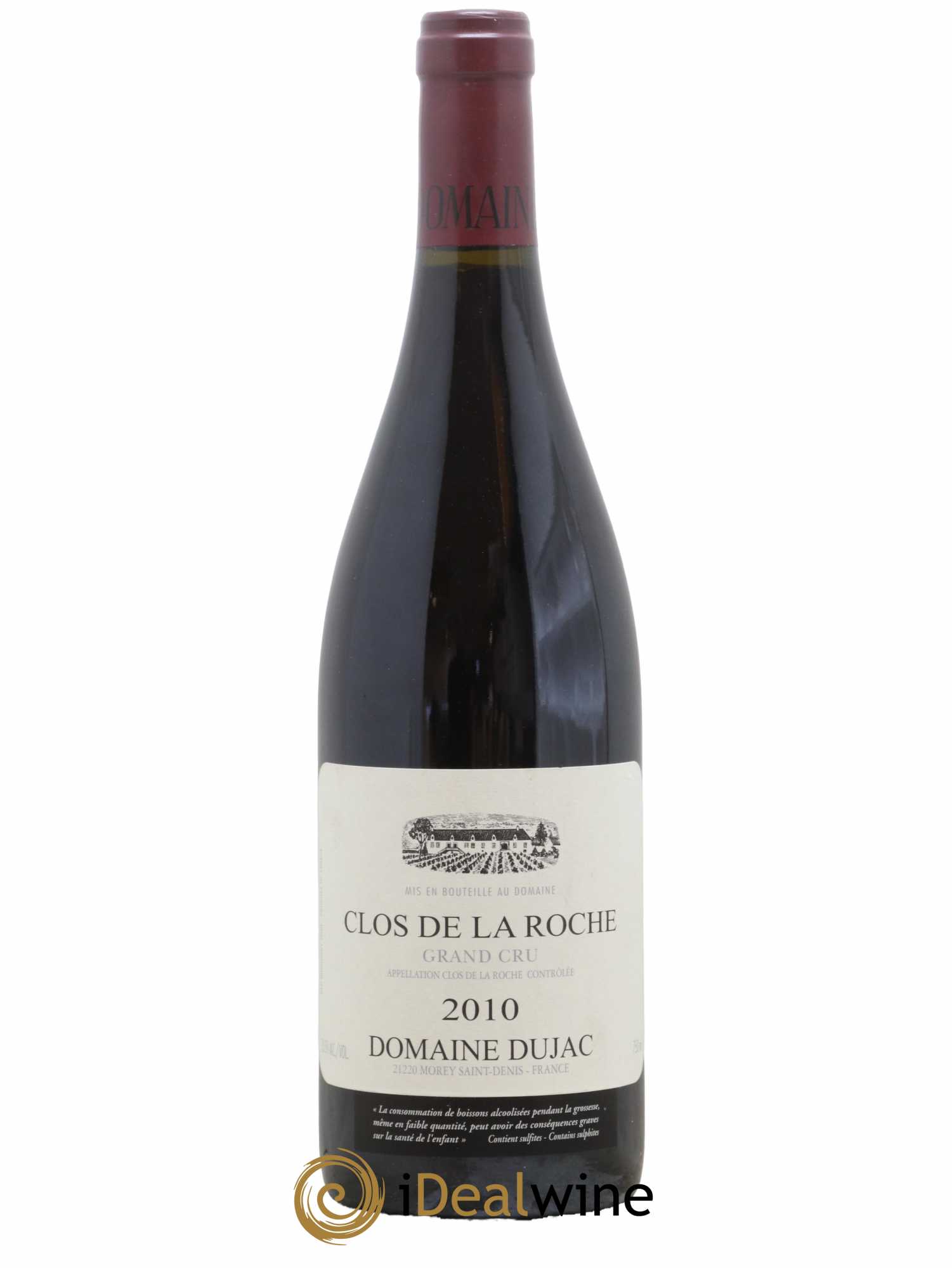 Clos de la Roche Grand Cru Dujac (Domaine) 2010 - Lot de 1 bouteille - 0
