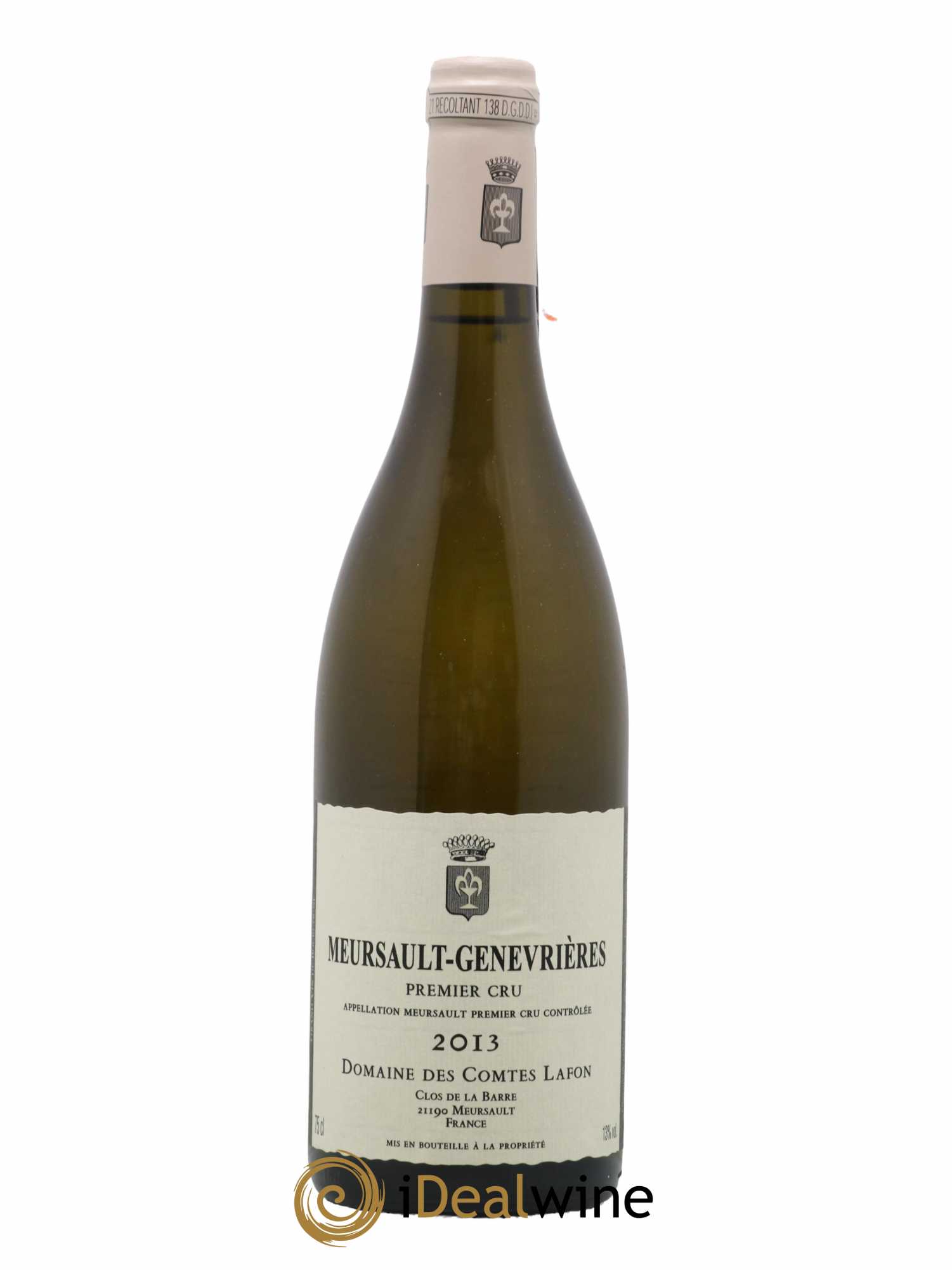 Meursault 1er Cru Genevrières Comtes Lafon (Domaine des) 2013 - Lot de 1 bouteille - 0