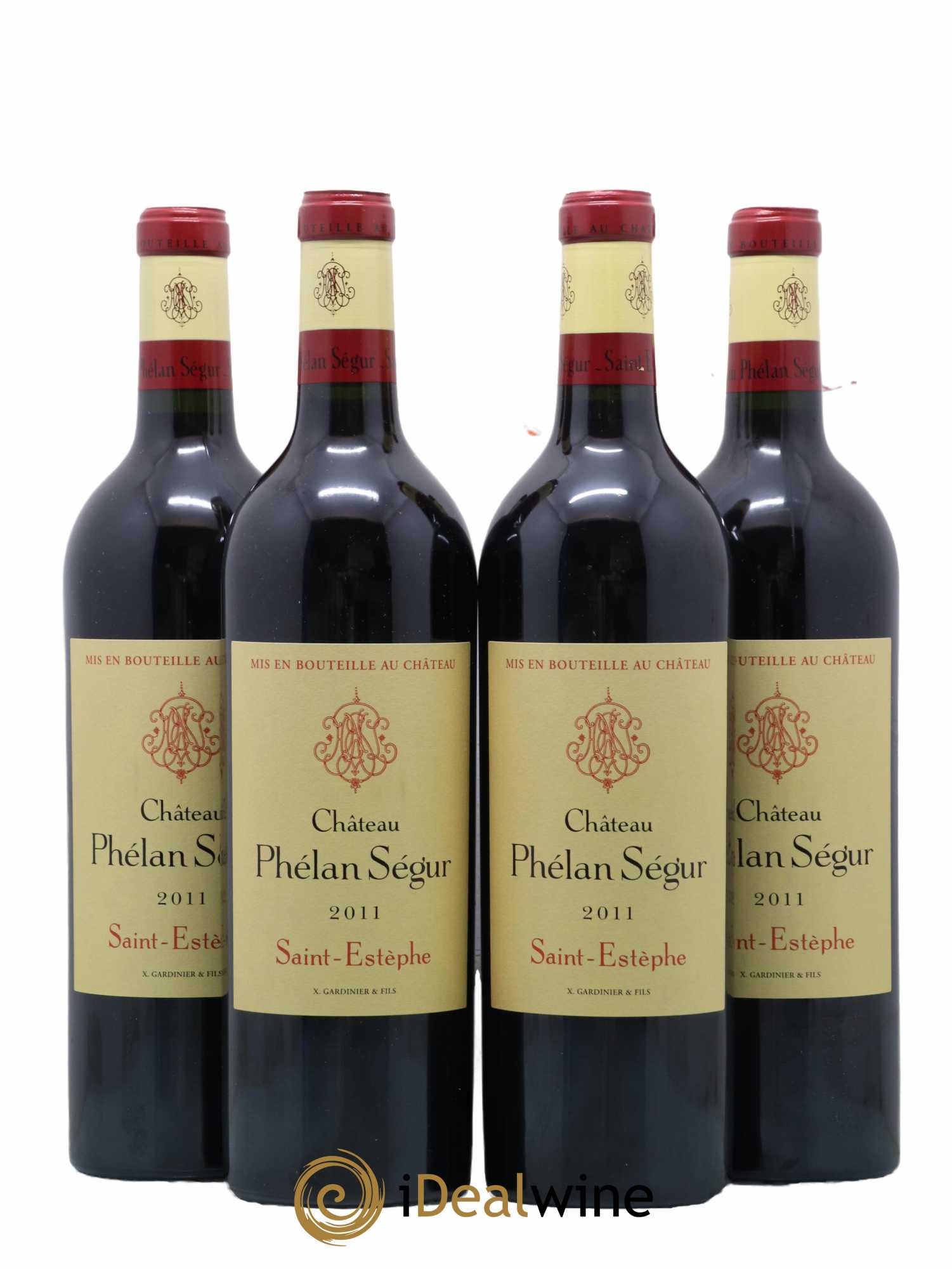 Château Phélan Ségur 2011 - Lot de 4 bouteilles - 0