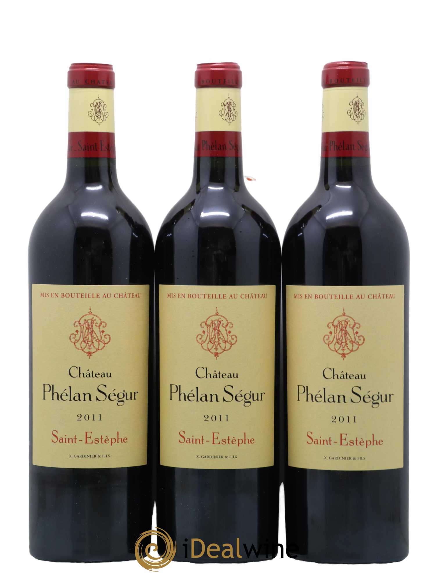 Château Phélan Ségur 2011 - Lot de 3 bouteilles - 0