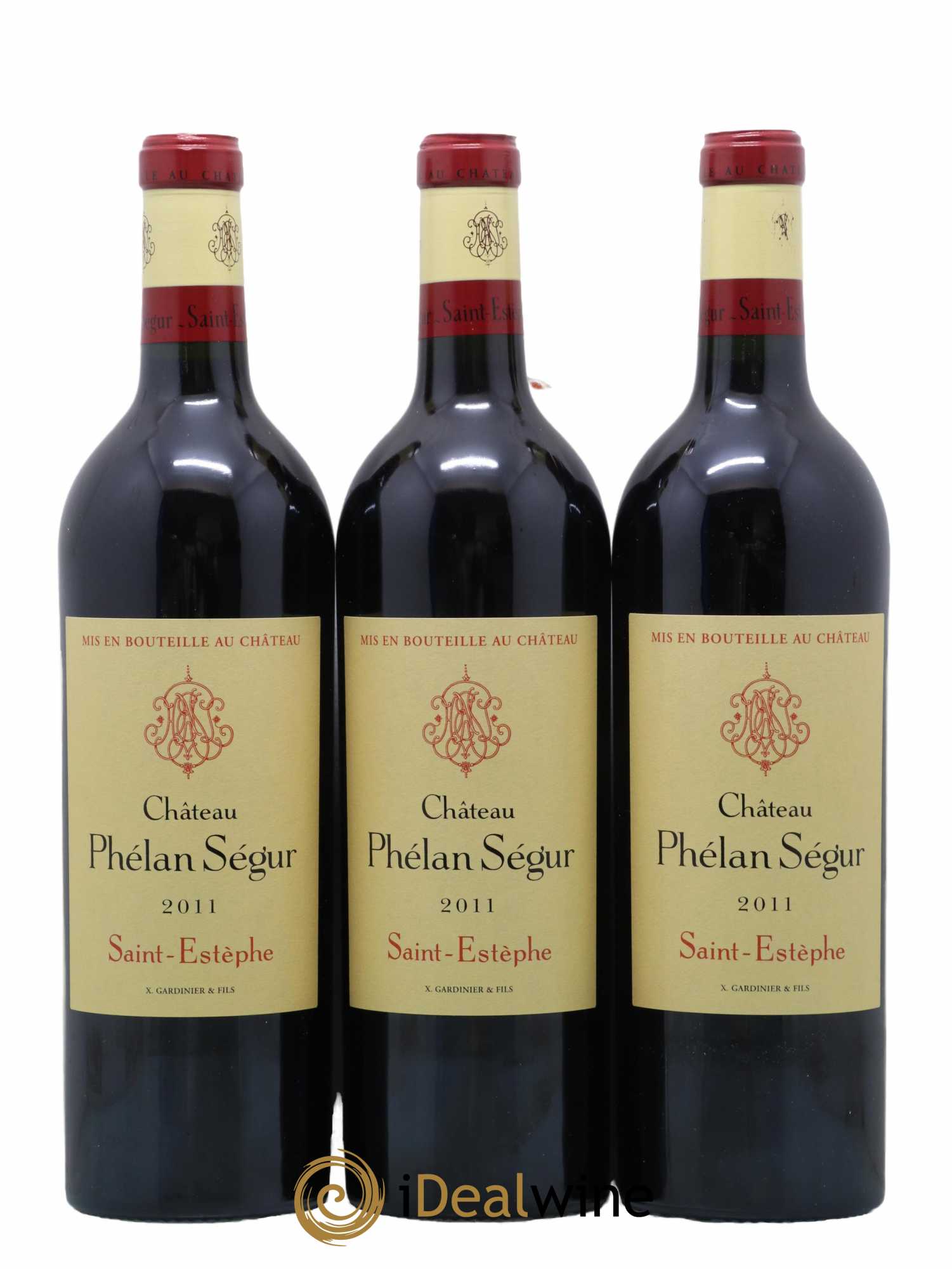 Château Phélan Ségur 2011 - Lot de 3 bouteilles - 0