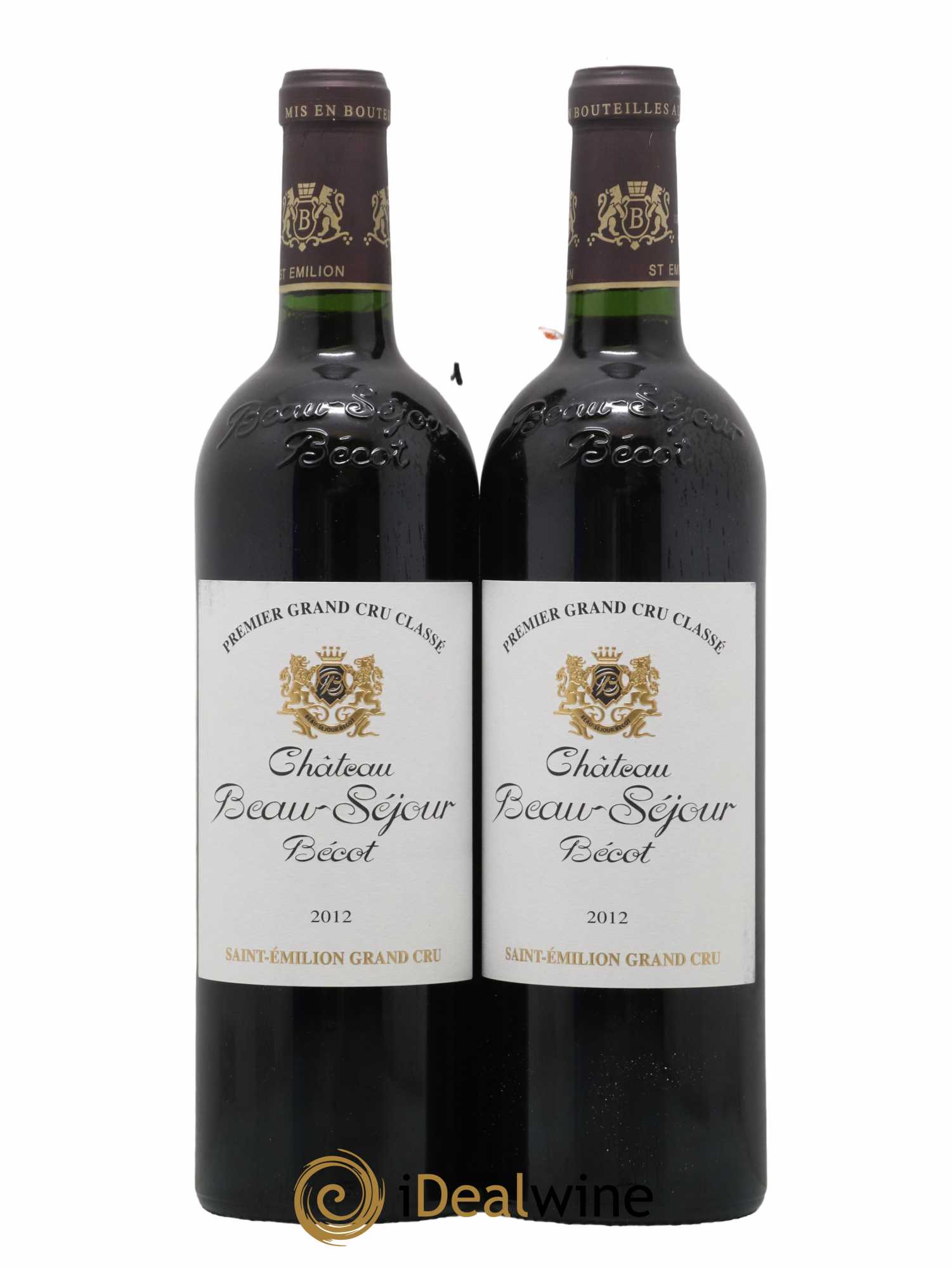 Château Beau-Séjour Bécot 1er Grand Cru Classé B 2012 - Lot de 2 bouteilles - 0