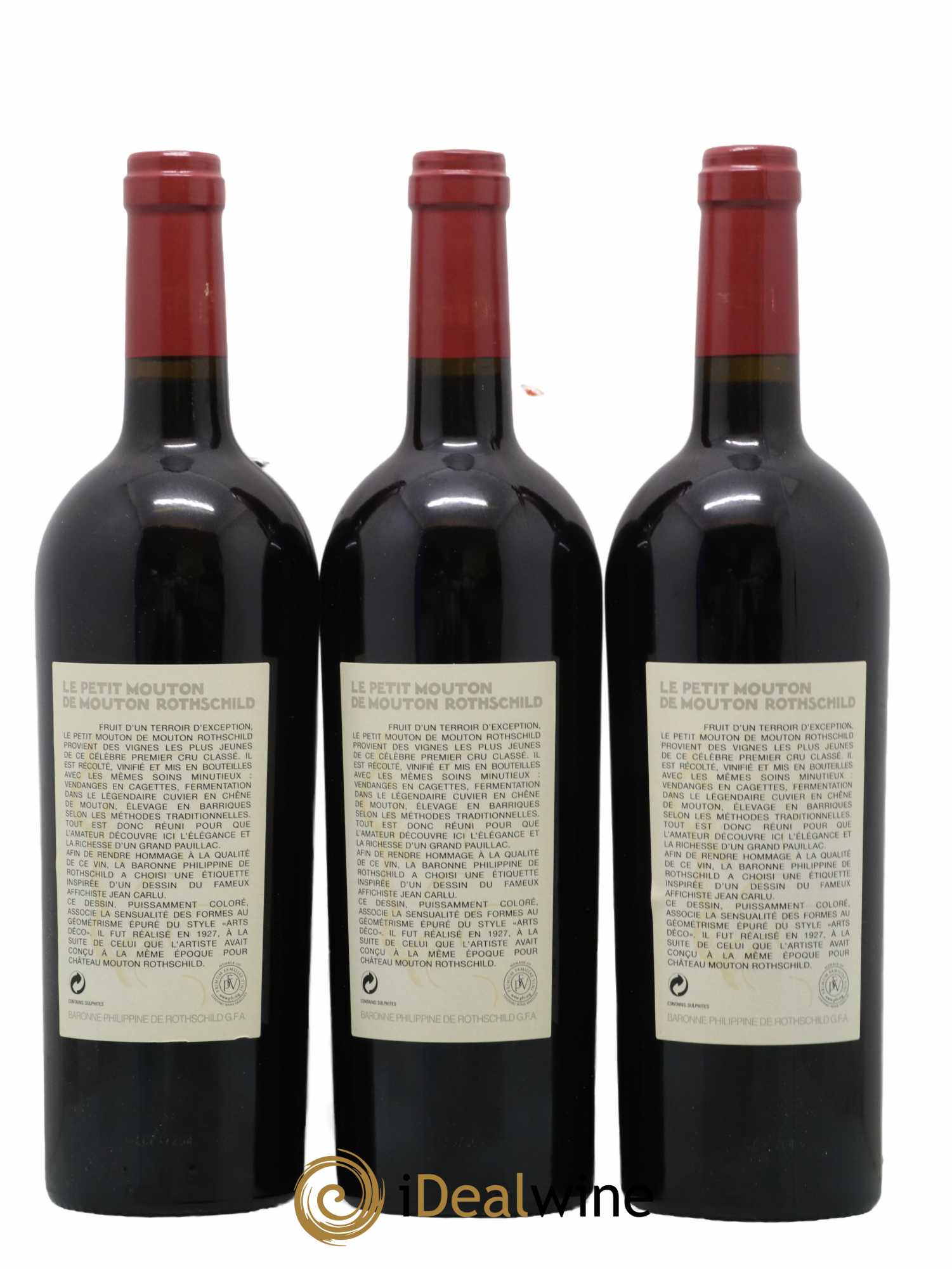 Petit Mouton Second Vin 2005 - Lot de 3 bouteilles - 1