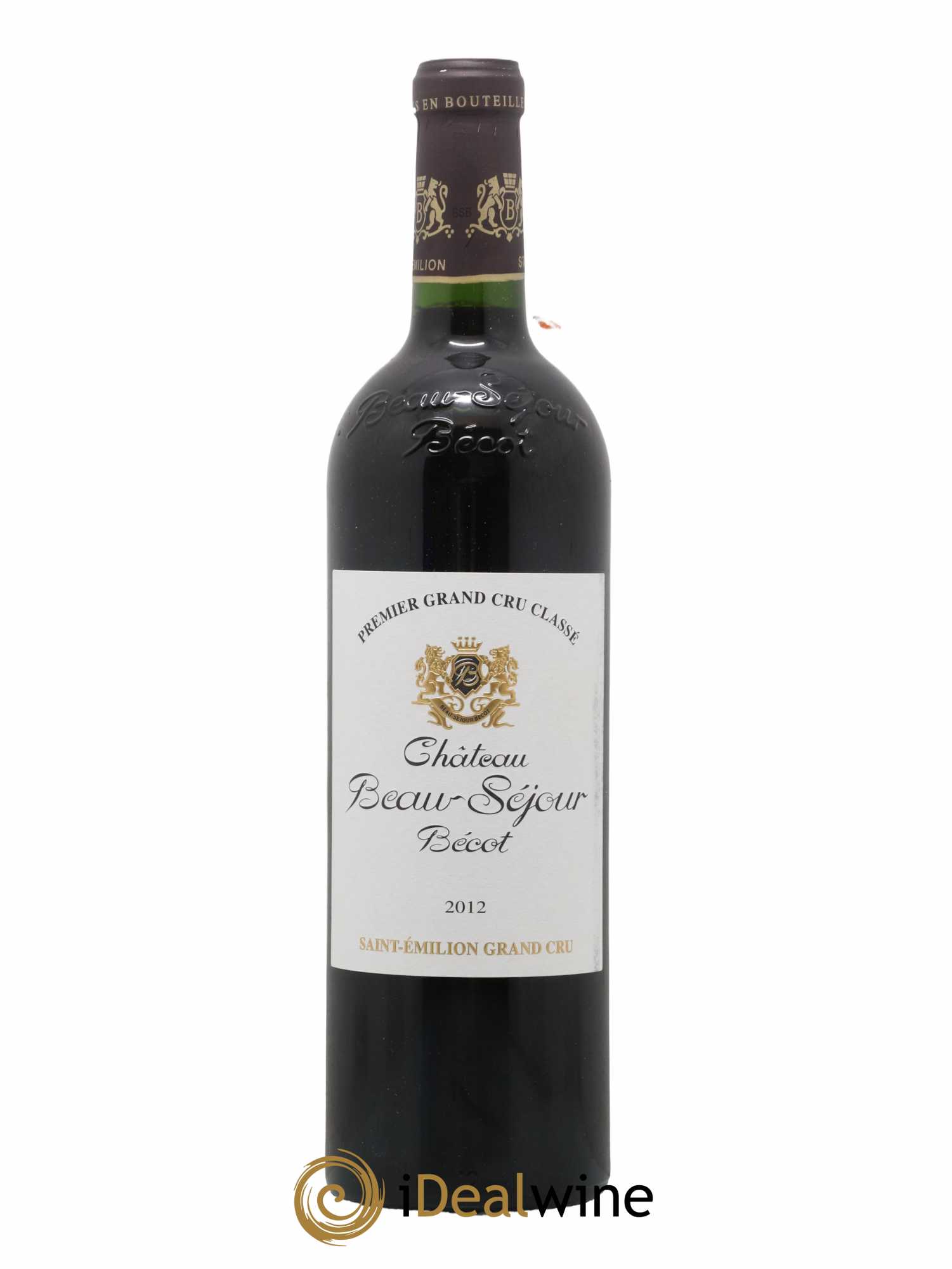 Château Beau-Séjour Bécot 1er Grand Cru Classé B 2012 - Lot de 1 bouteille - 0