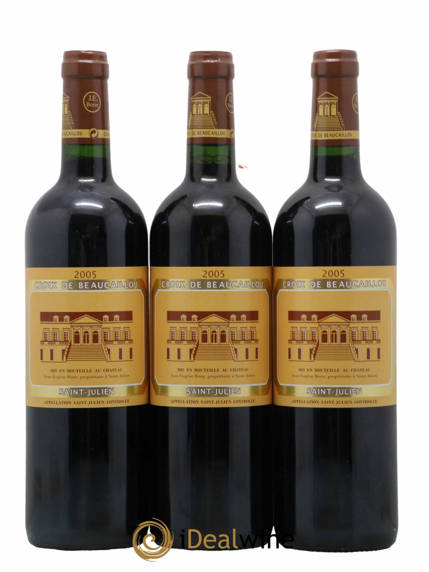 La Croix de Beaucaillou Second Vin 2005 - Lot de 3 bouteilles - 0