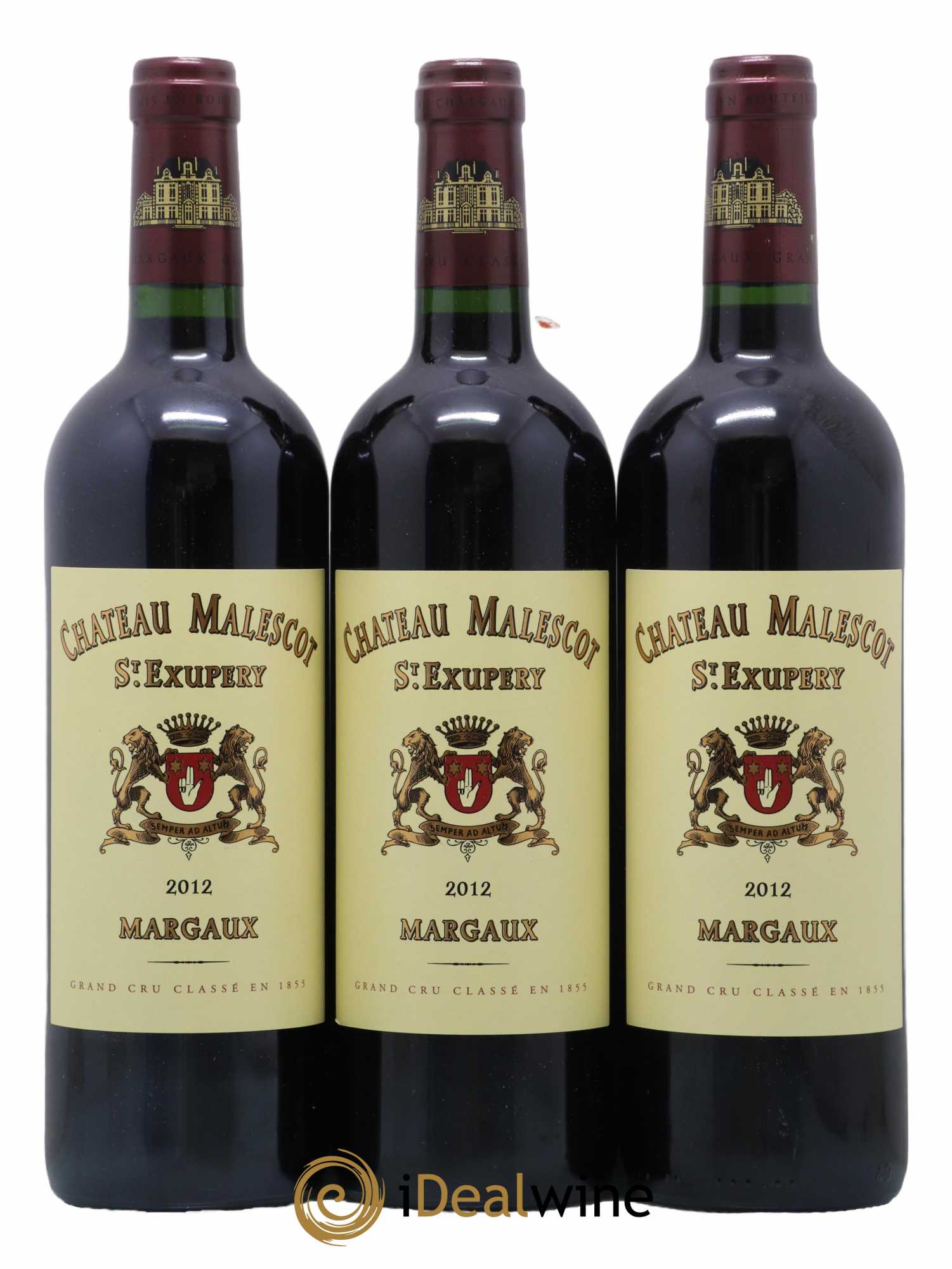 Château Malescot Saint-Exupéry 3ème Grand Cru Classé 2012 - Lot de 3 bouteilles - 0