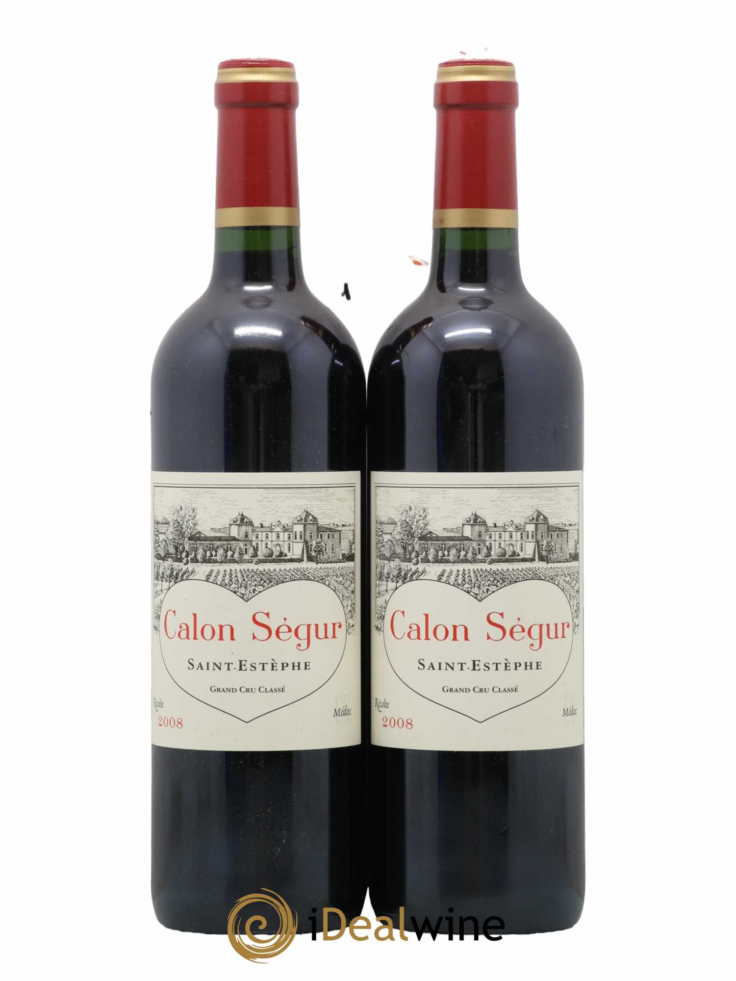 Château Calon Ségur 3ème Grand Cru Classé 2008 - Lot de 2 bouteilles - 0