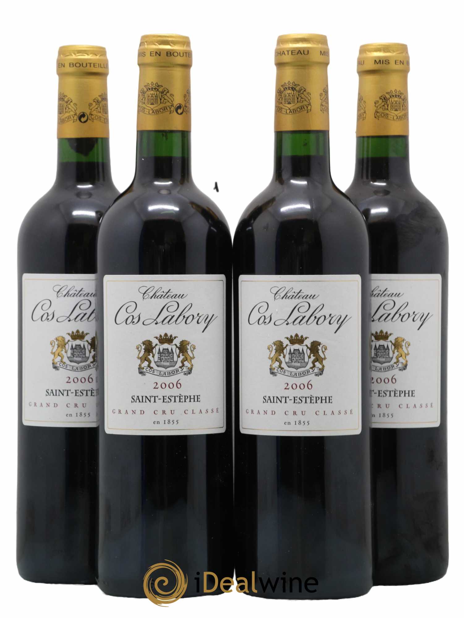 Château Cos Labory 5ème Grand Cru Classé 2006 - Lot de 4 bouteilles - 0