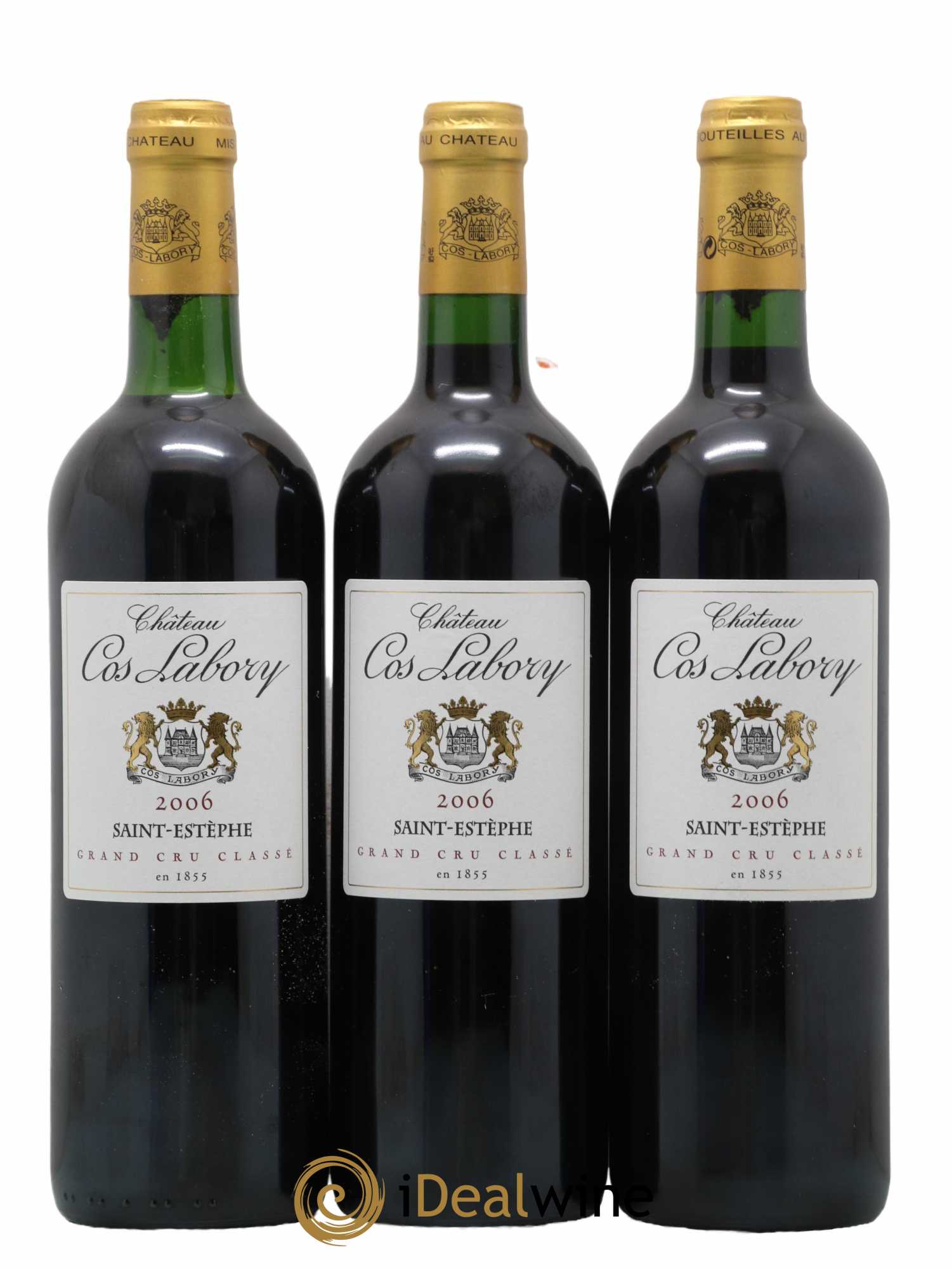 Château Cos Labory 5ème Grand Cru Classé 2006 - Lot de 3 bouteilles - 0