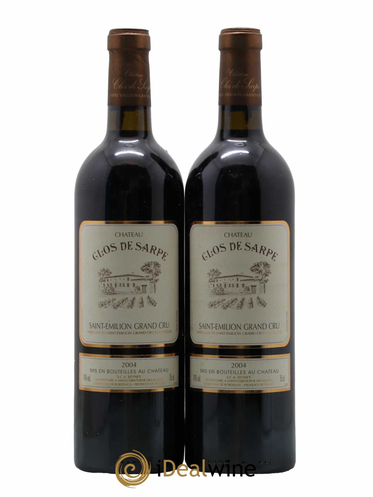 Clos de Sarpe Grand Cru Classé 2004 - Lot de 2 bouteilles - 0