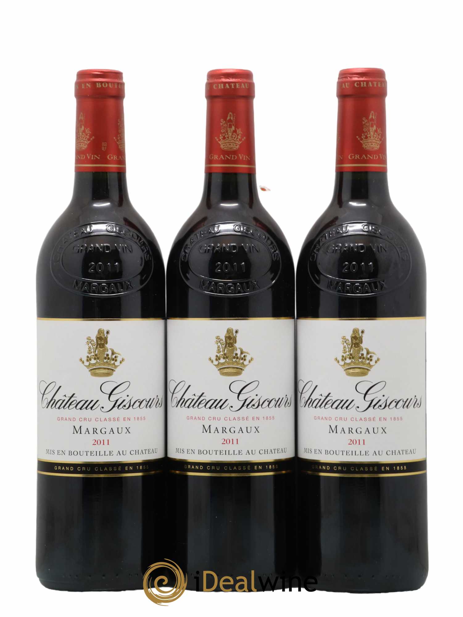 Château Giscours 3ème Grand Cru Classé 2011 - Lot de 3 bouteilles - 0