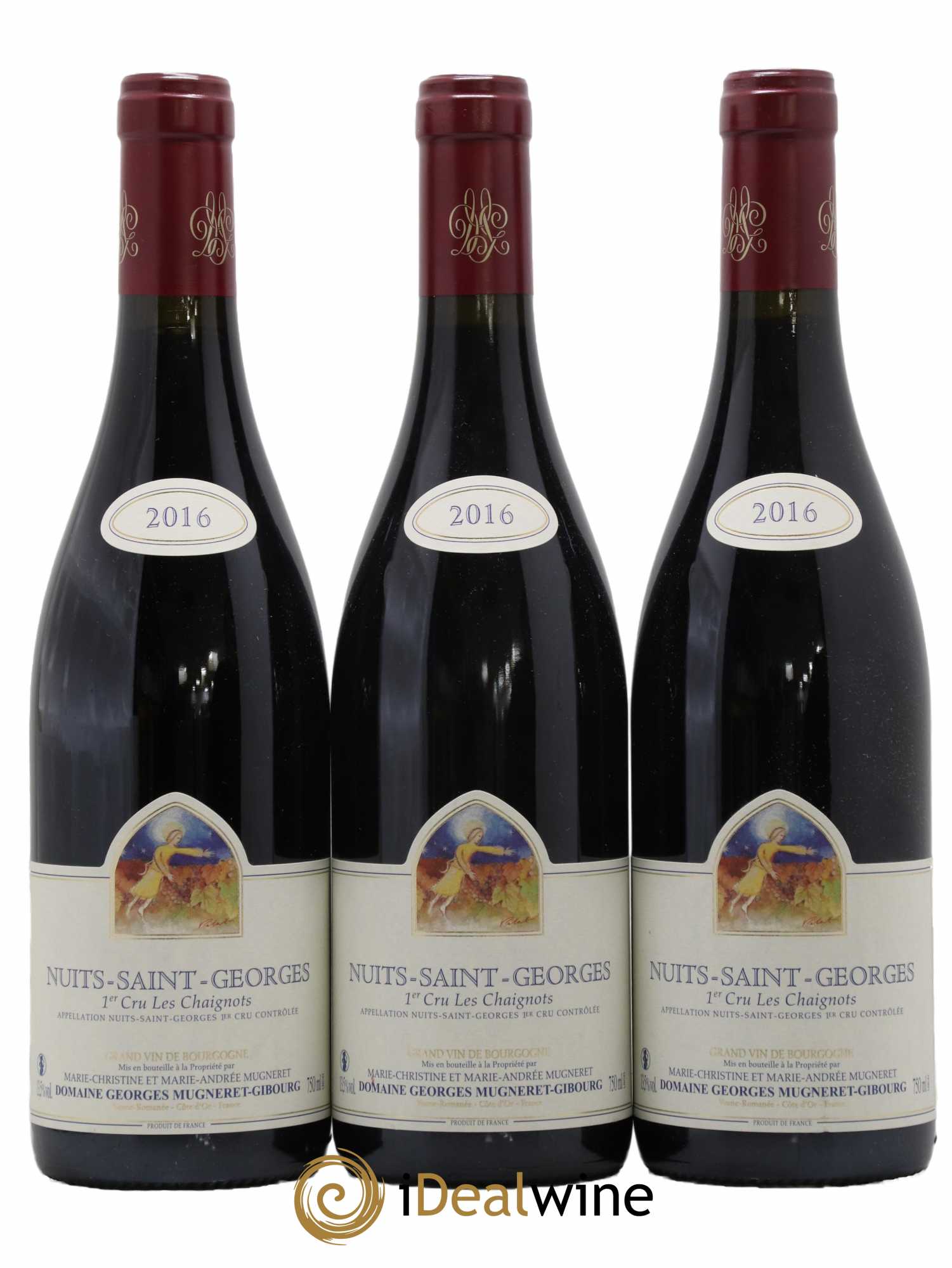 Nuits-Saint-Georges 1er Cru Les Chaignots Mugneret-Gibourg (Domaine) 2016 - Lot de 3 bouteilles - 0