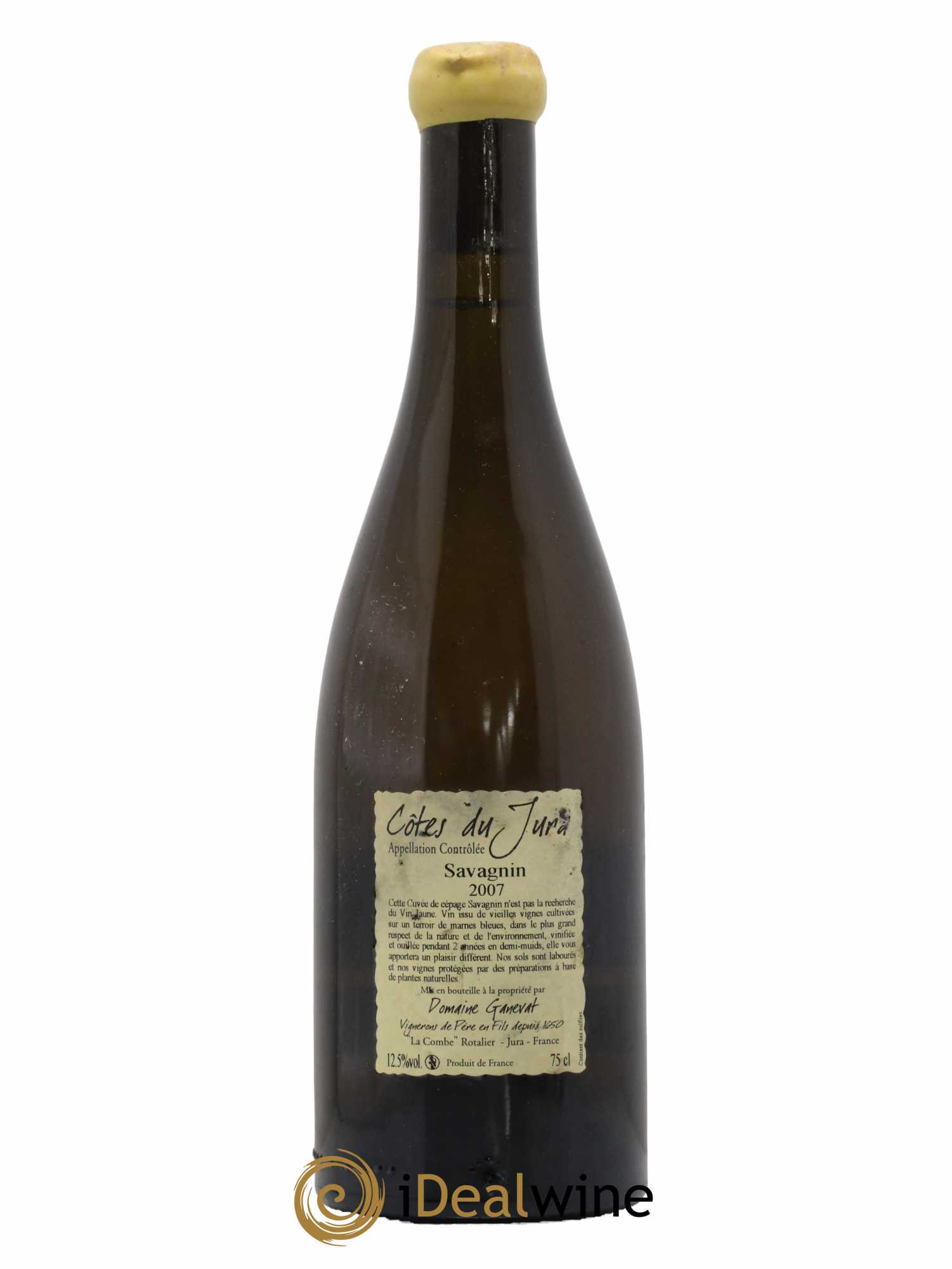 Côtes du Jura Les Chalasses Marnes Bleues Jean-François Ganevat (Domaine) 2007 - Lot de 1 bouteille - 1
