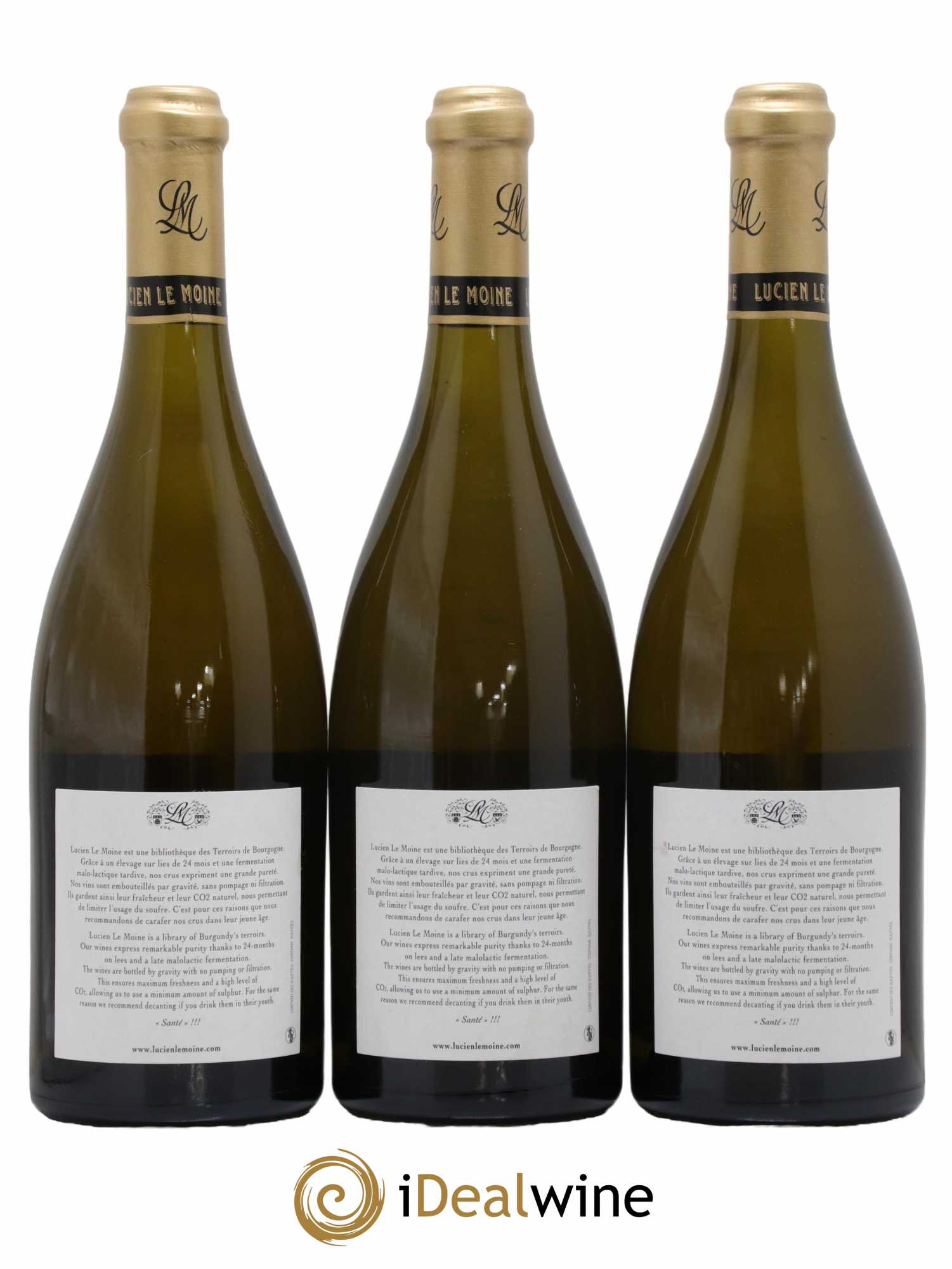 Meursault 1er Cru Perrieres Lucien Le Moine 2017 - Posten von 3 Flaschen - 1