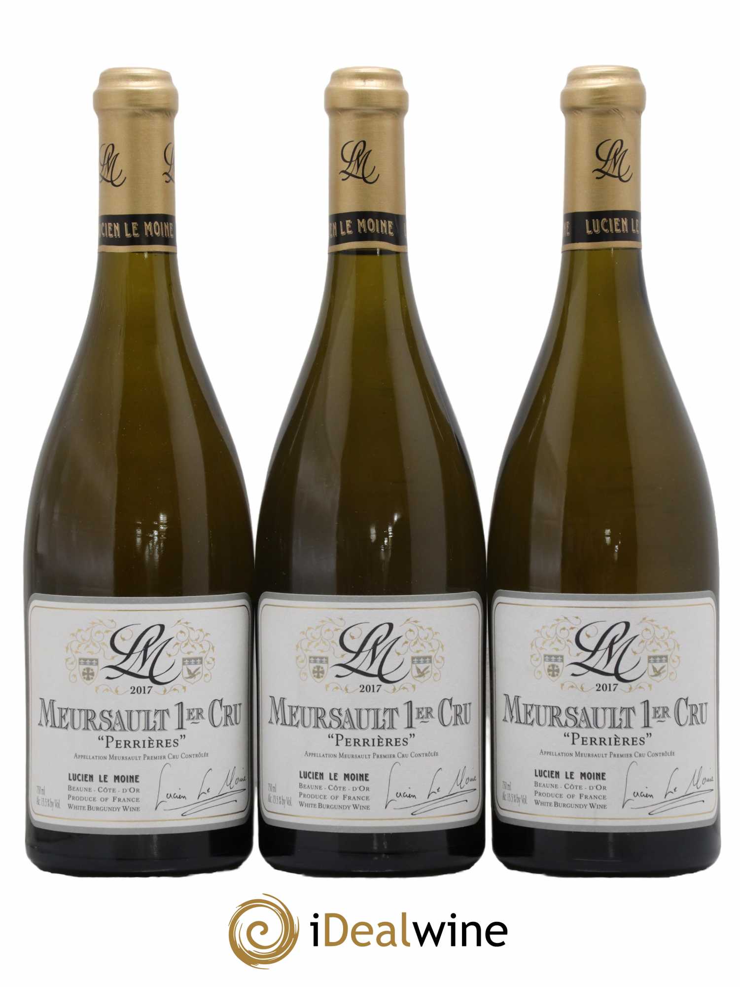 Meursault 1er Cru Perrieres Lucien Le Moine 2017 - Posten von 3 Flaschen - 0