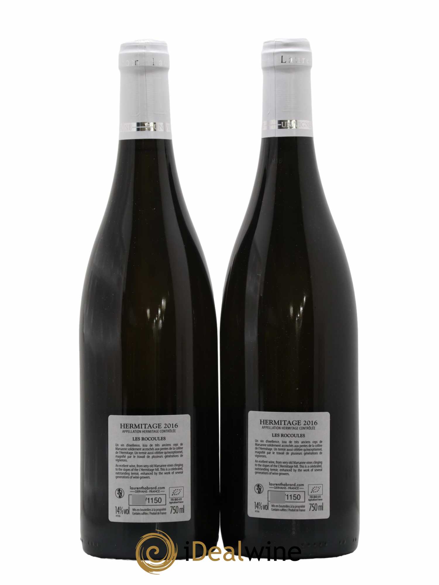 Hermitage Les Rocoules Laurent Habrard 2016 - Lot de 2 bouteilles - 1