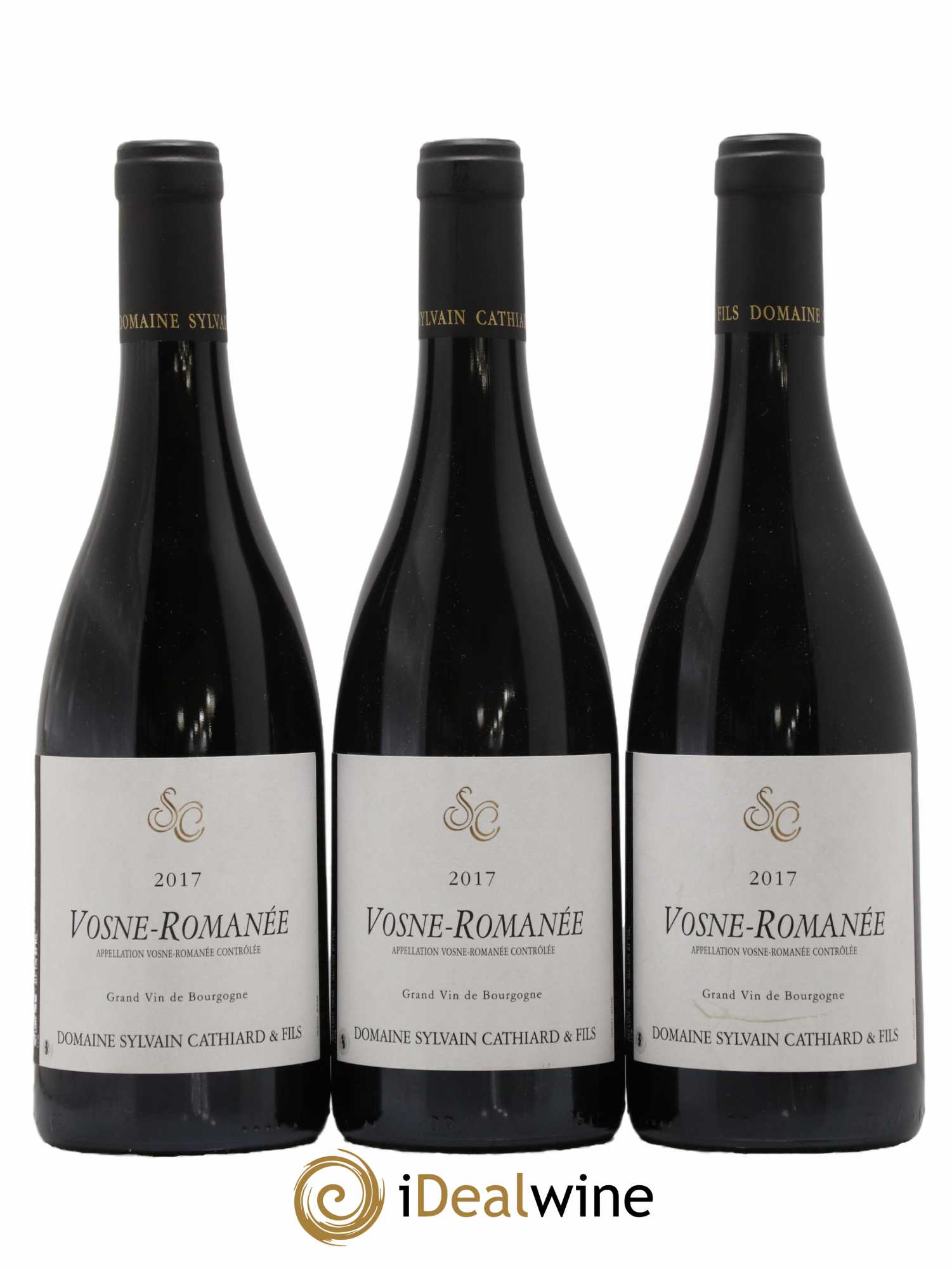 Vosne-Romanée Sylvain Cathiard & Fils 2017 - Lot of 3 bottles - 0