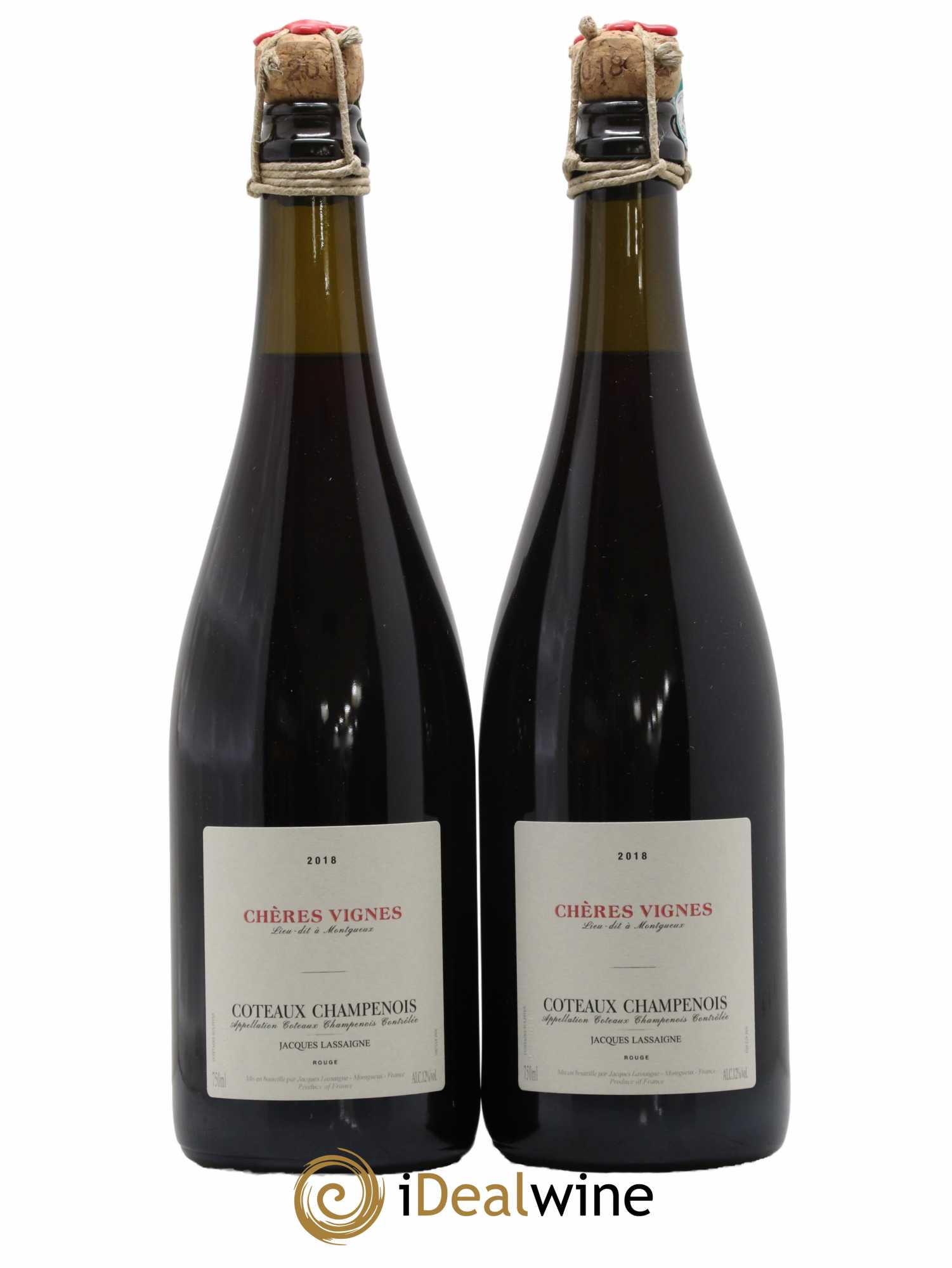 Coteaux Champenois Chères Vignes Jacques Lassaigne 2018 - Lot de 2 bouteilles - 0