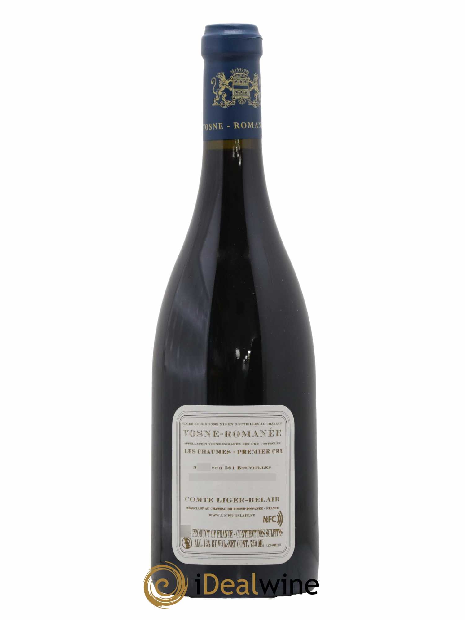 Vosne-Romanée 1er Cru Les Chaumes Comte Liger-Belair (Domaine du) 2010 - Lot of 1 bottle - 1