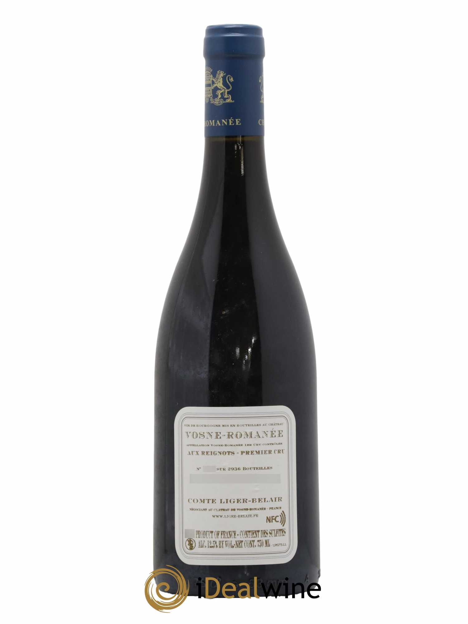 Vosne-Romanée 1er Cru Aux Reignots Ch. de Vosne-Romanée Comte Liger-Belair (Domaine du) 2011 - Lot de 1 bouteille - 1