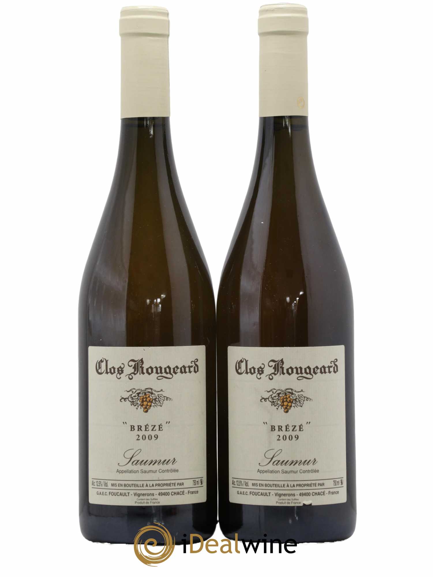 Saumur Brézé Clos Rougeard 2009 - Lot de 2 bouteilles - 0